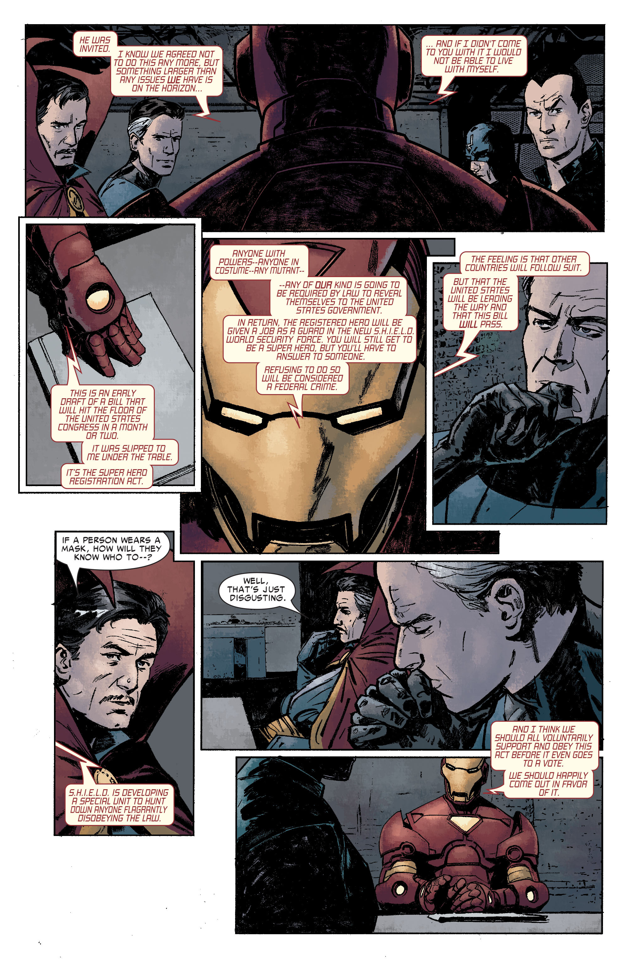 Read online Civil War: The Road to Civil War comic -  Issue # Full - 28