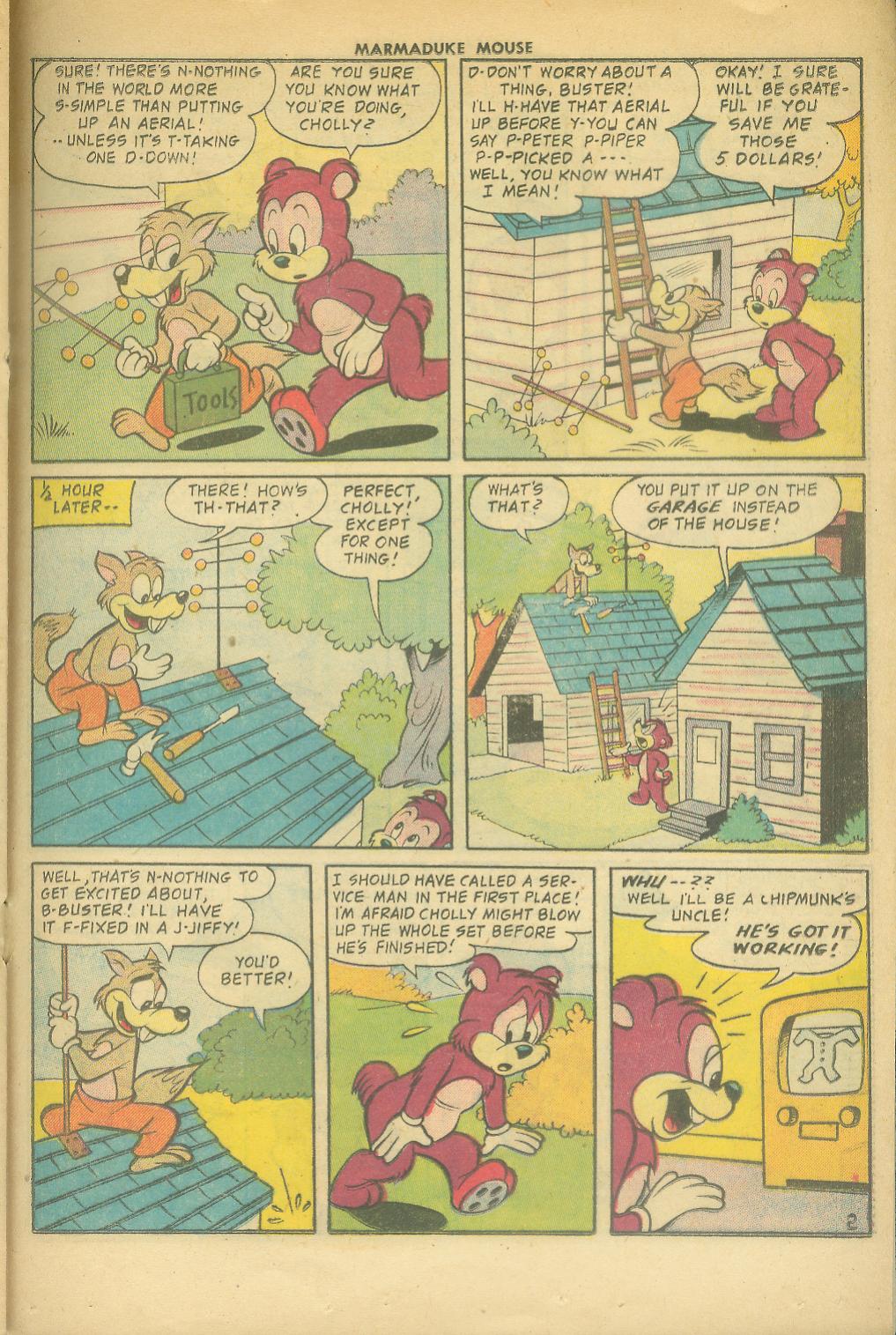 Read online Marmaduke Mouse comic -  Issue #64 - 21