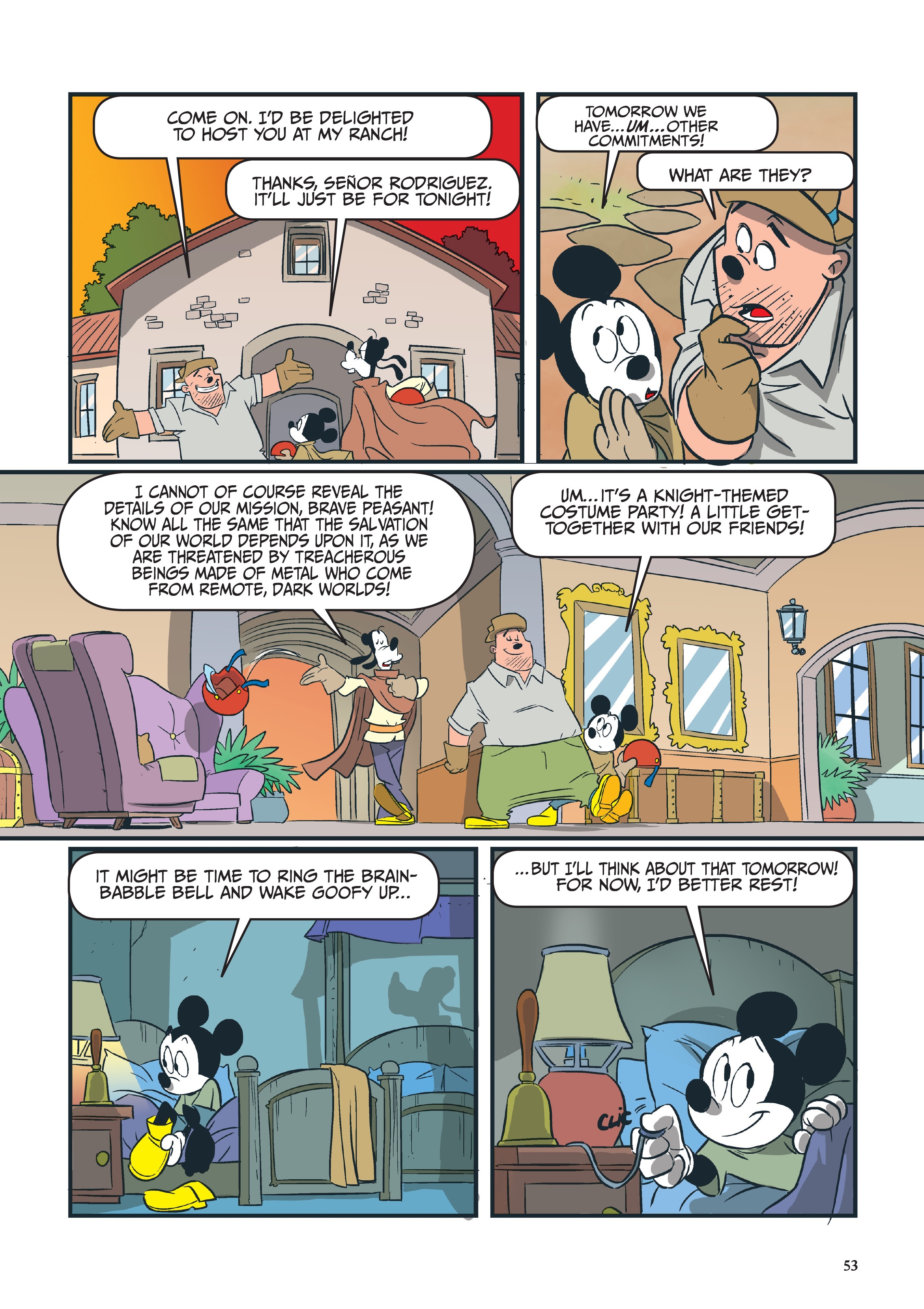 Read online Disney Don Quixote, Starring Goofy and Mickey Mouse comic -  Issue # TPB - 54