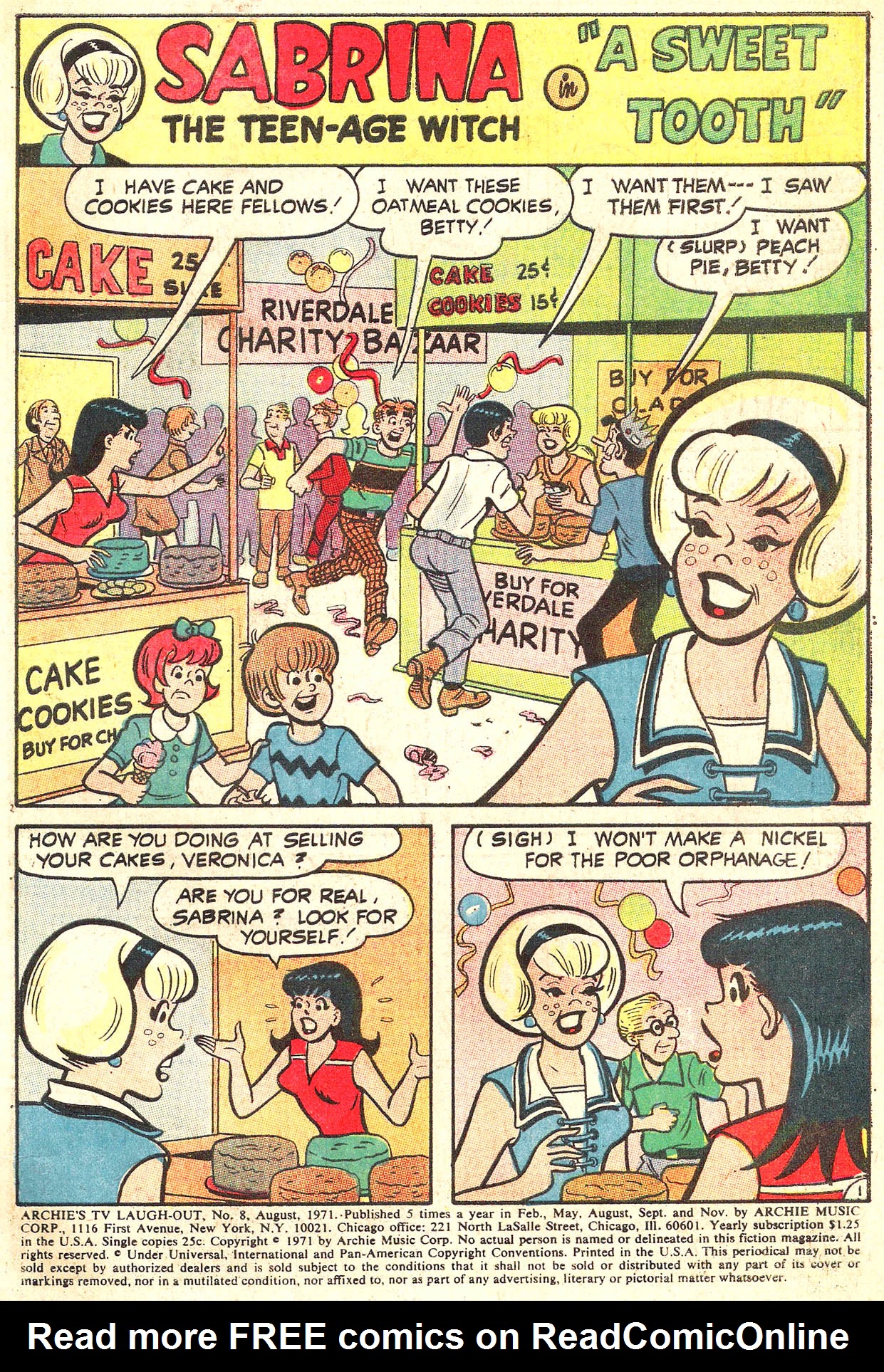 Read online Archie's TV Laugh-Out comic -  Issue #8 - 3