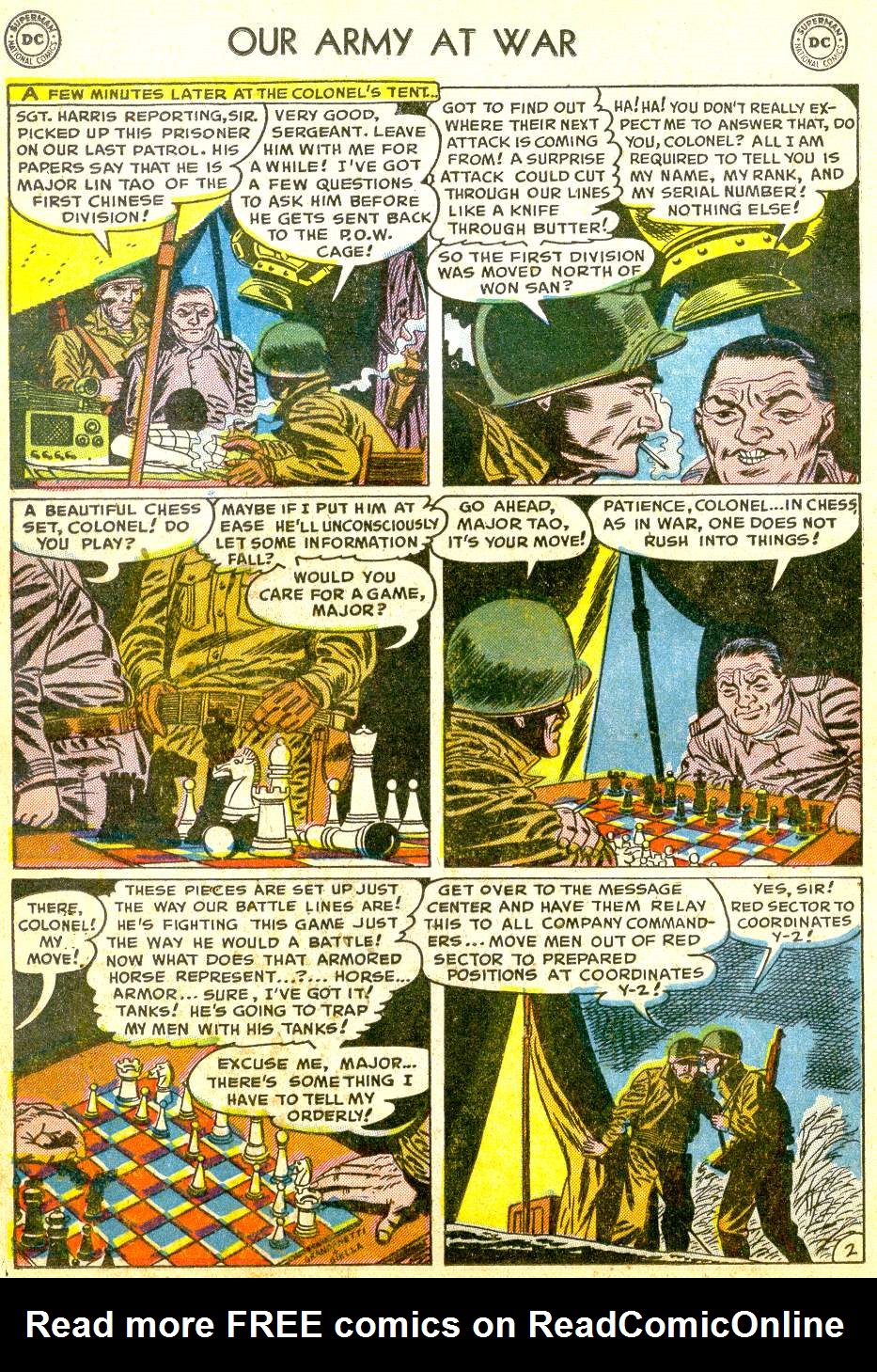 Read online Our Army at War (1952) comic -  Issue #10 - 20