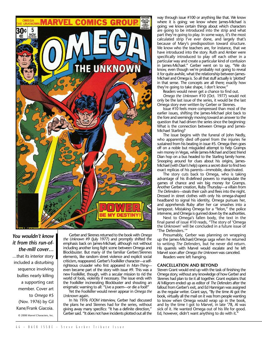 Read online Back Issue comic -  Issue #31 - 46