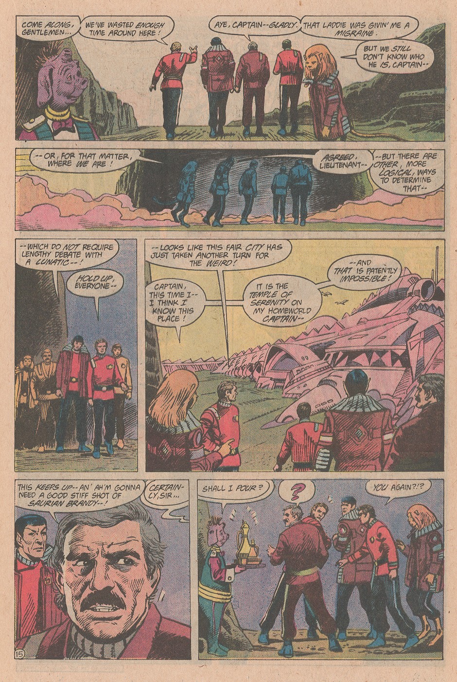 Read online Star Trek (1984) comic -  Issue #39 - 16