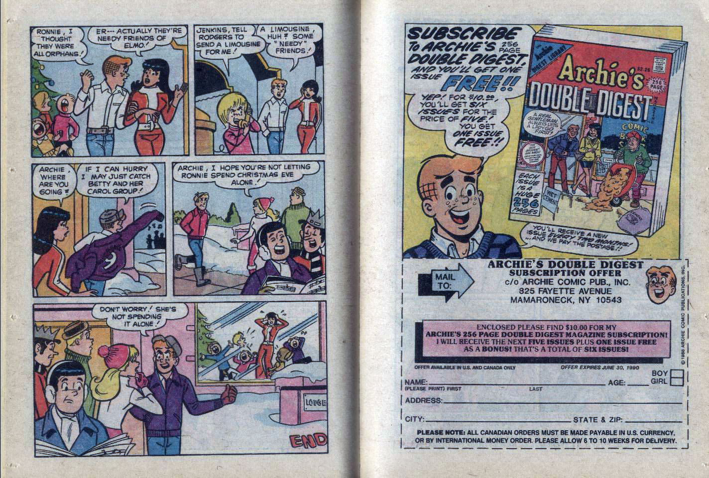 Read online Archie...Archie Andrews, Where Are You? Digest Magazine comic -  Issue #66 - 61