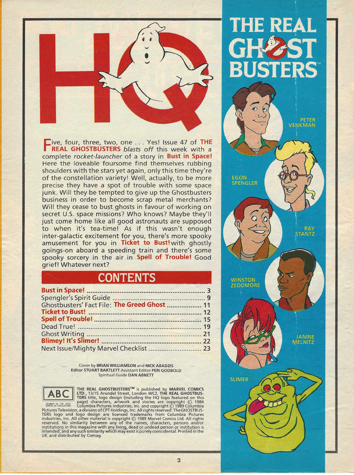 Read online The Real Ghostbusters comic -  Issue #47 - 2