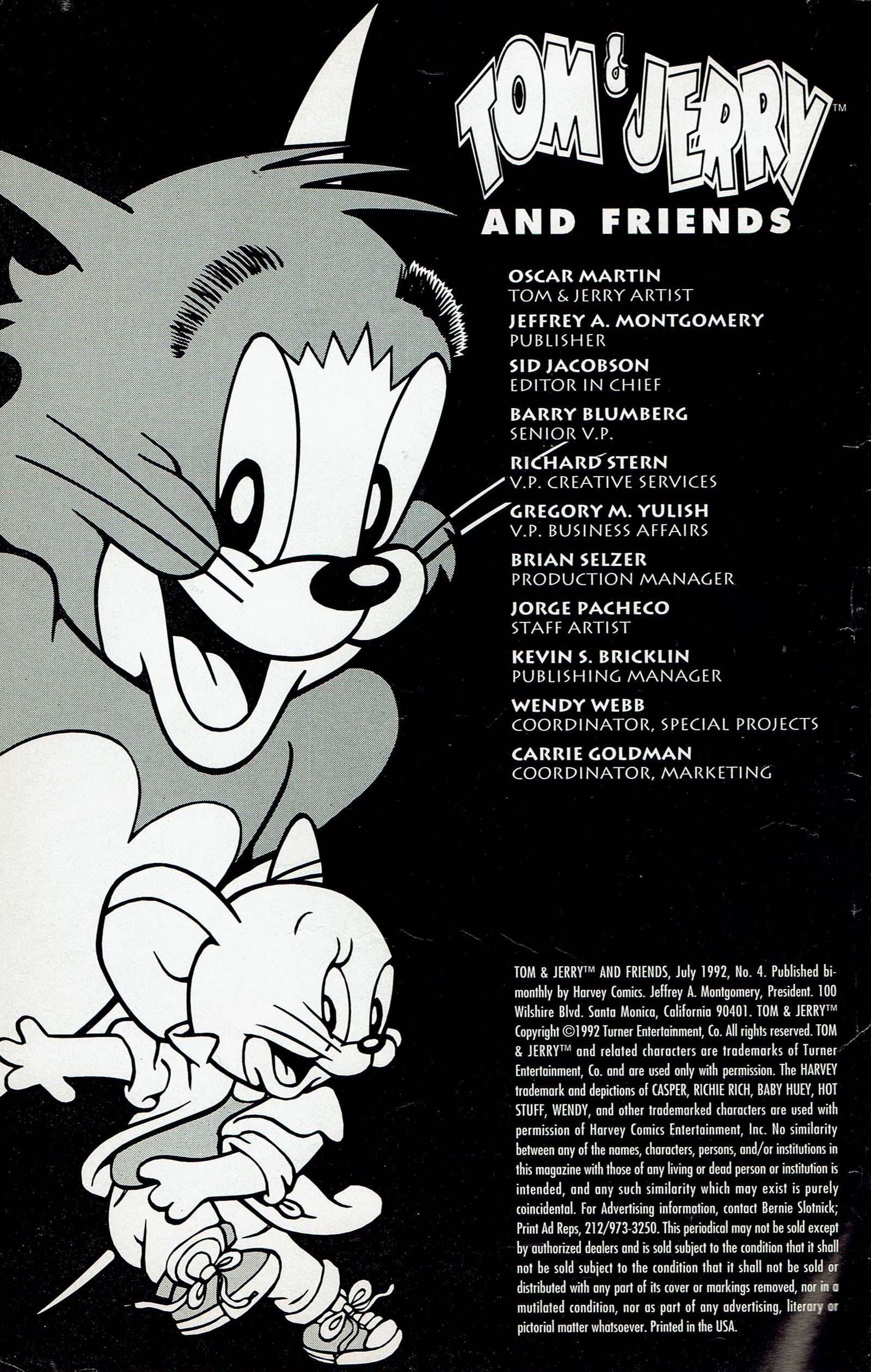 Read online Tom & Jerry and Friends comic -  Issue #4 - 2