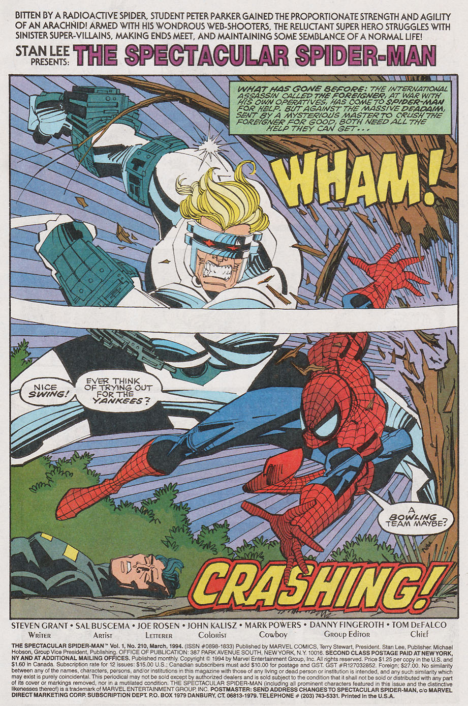 Read online The Spectacular Spider-Man (1976) comic -  Issue #210 - 2
