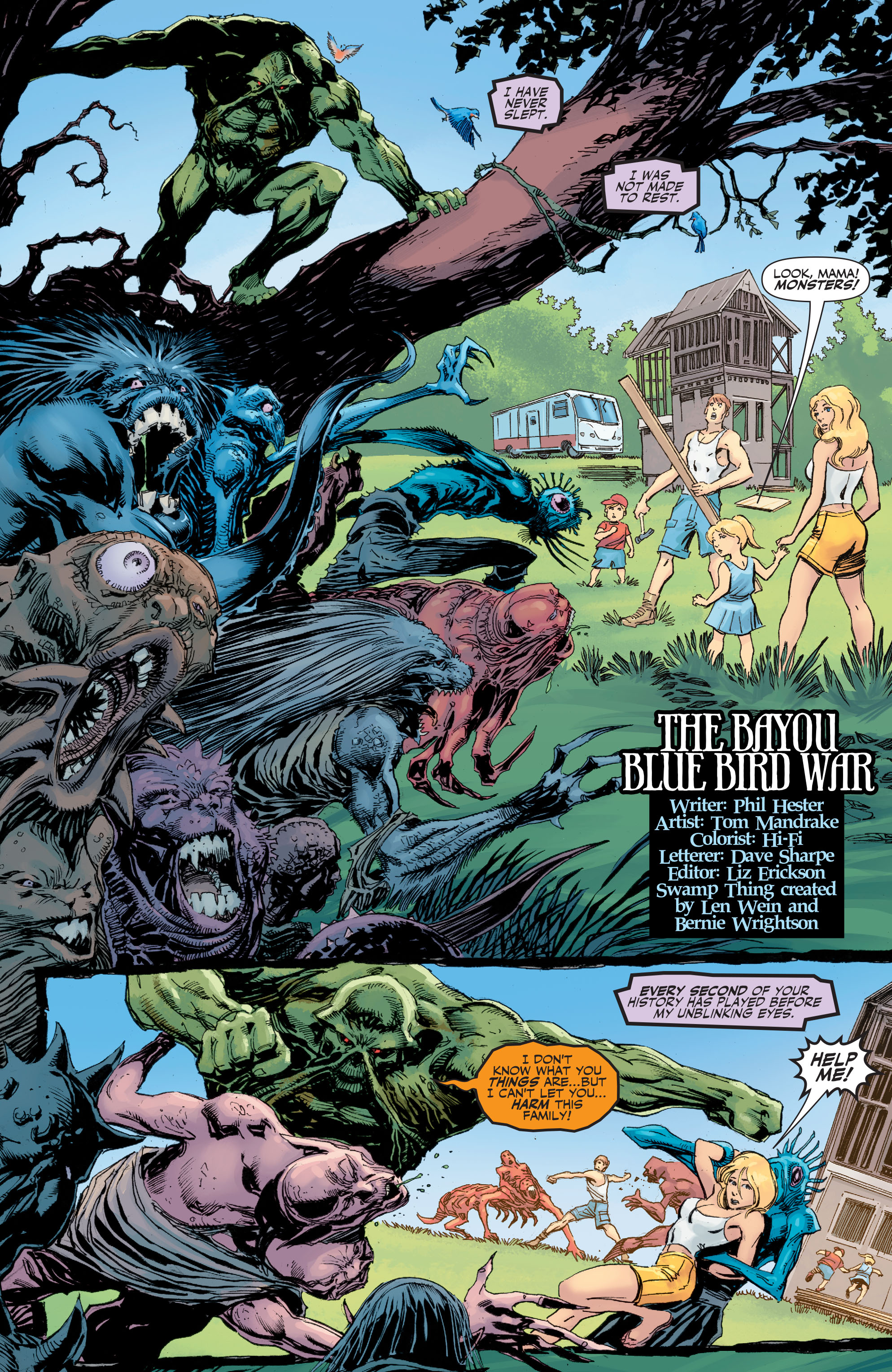 Read online Swamp Thing: New Roots comic -  Issue #9 - 10