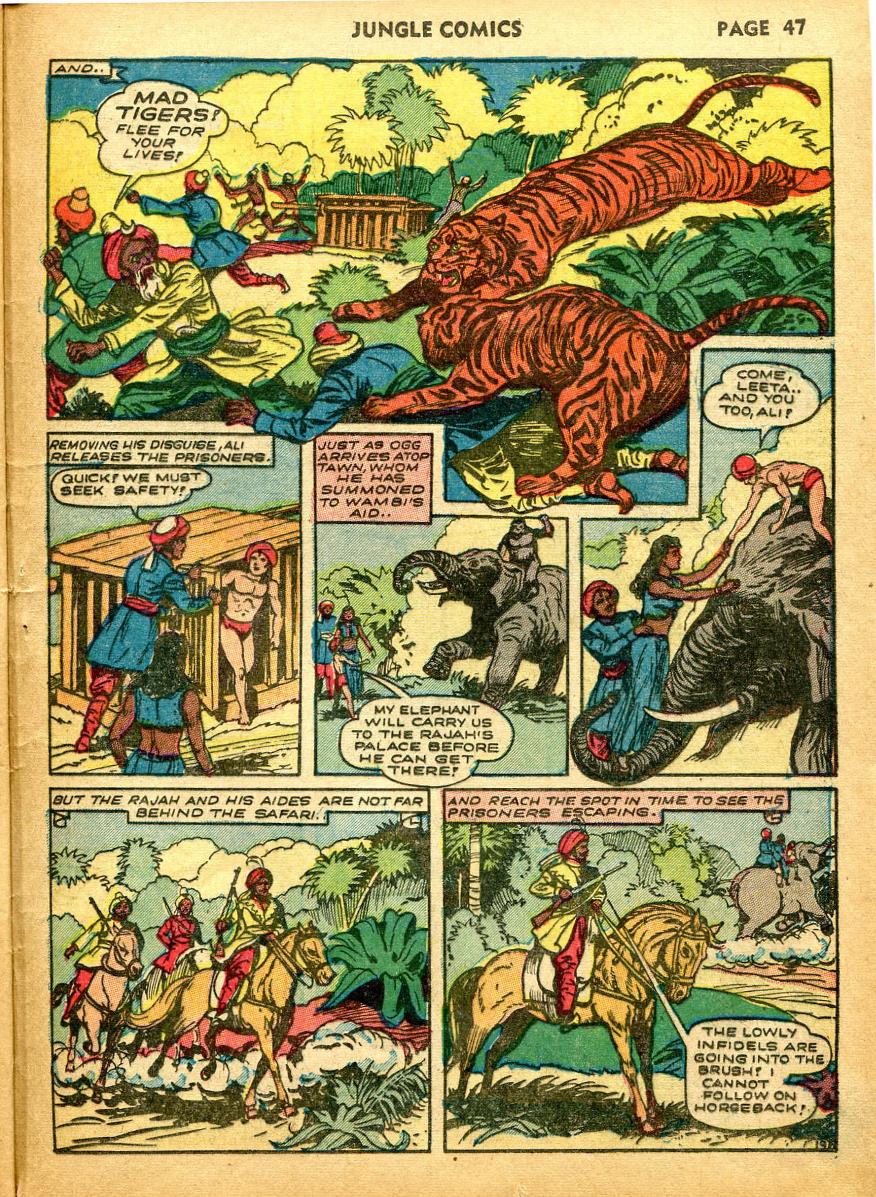 Read online Jungle Comics comic -  Issue #32 - 50