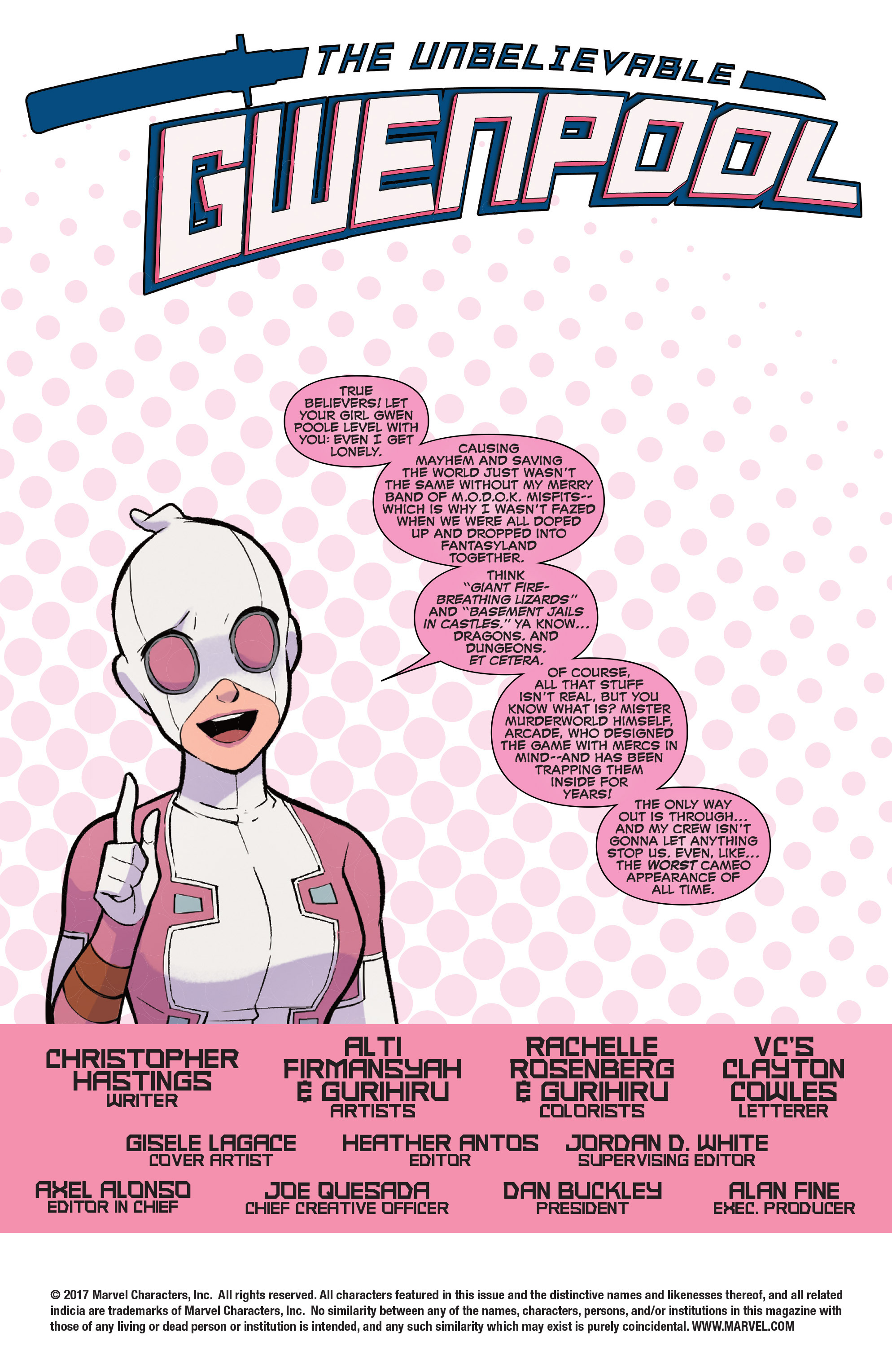 Read online The Unbelievable Gwenpool comic -  Issue #13 - 2