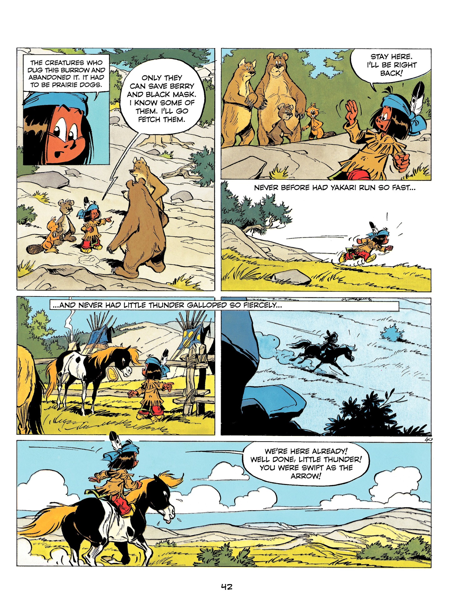 Read online Yakari comic -  Issue #13 - 42