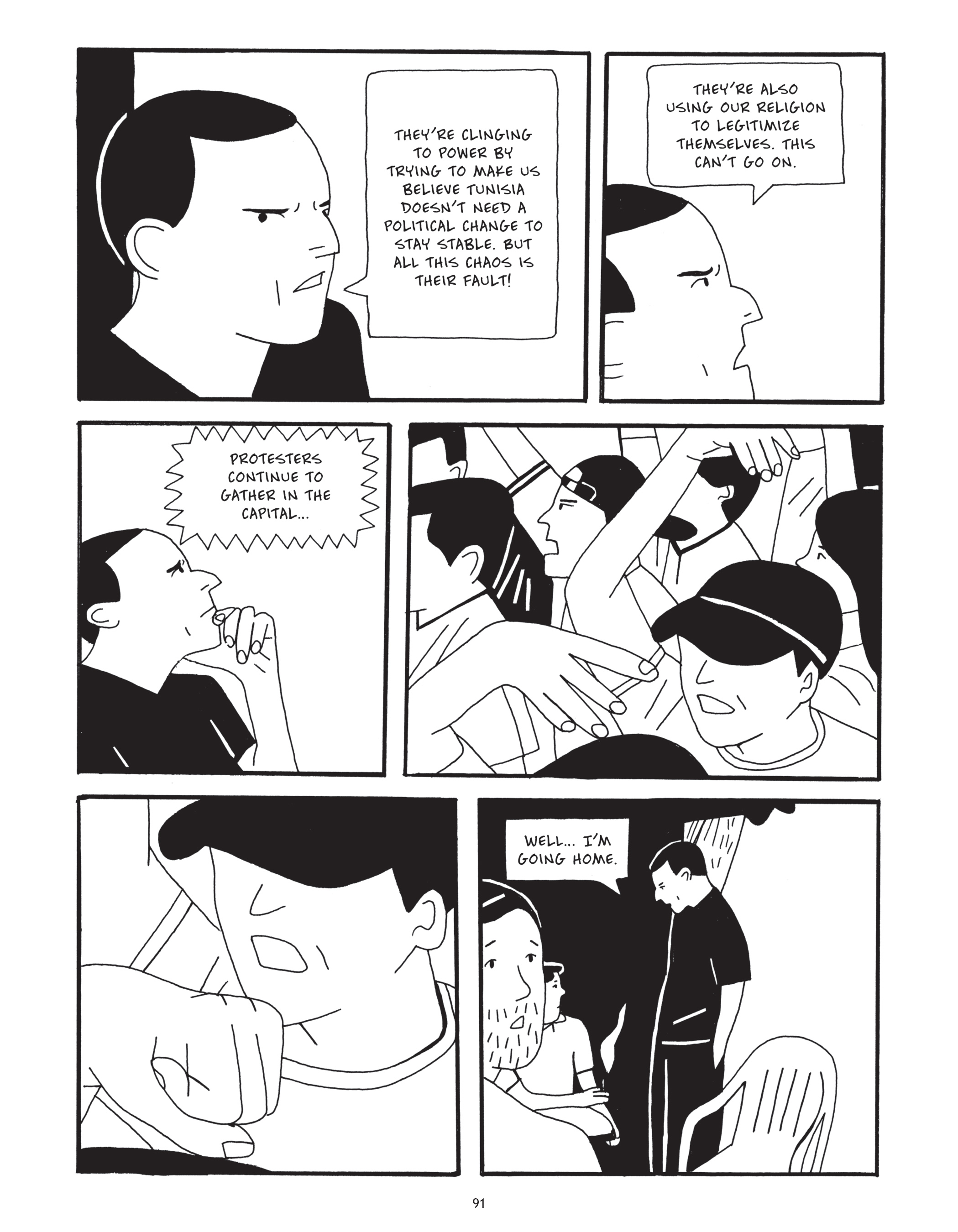 Read online After the Spring: A Story of Tunisian Youth comic -  Issue # TPB - 91