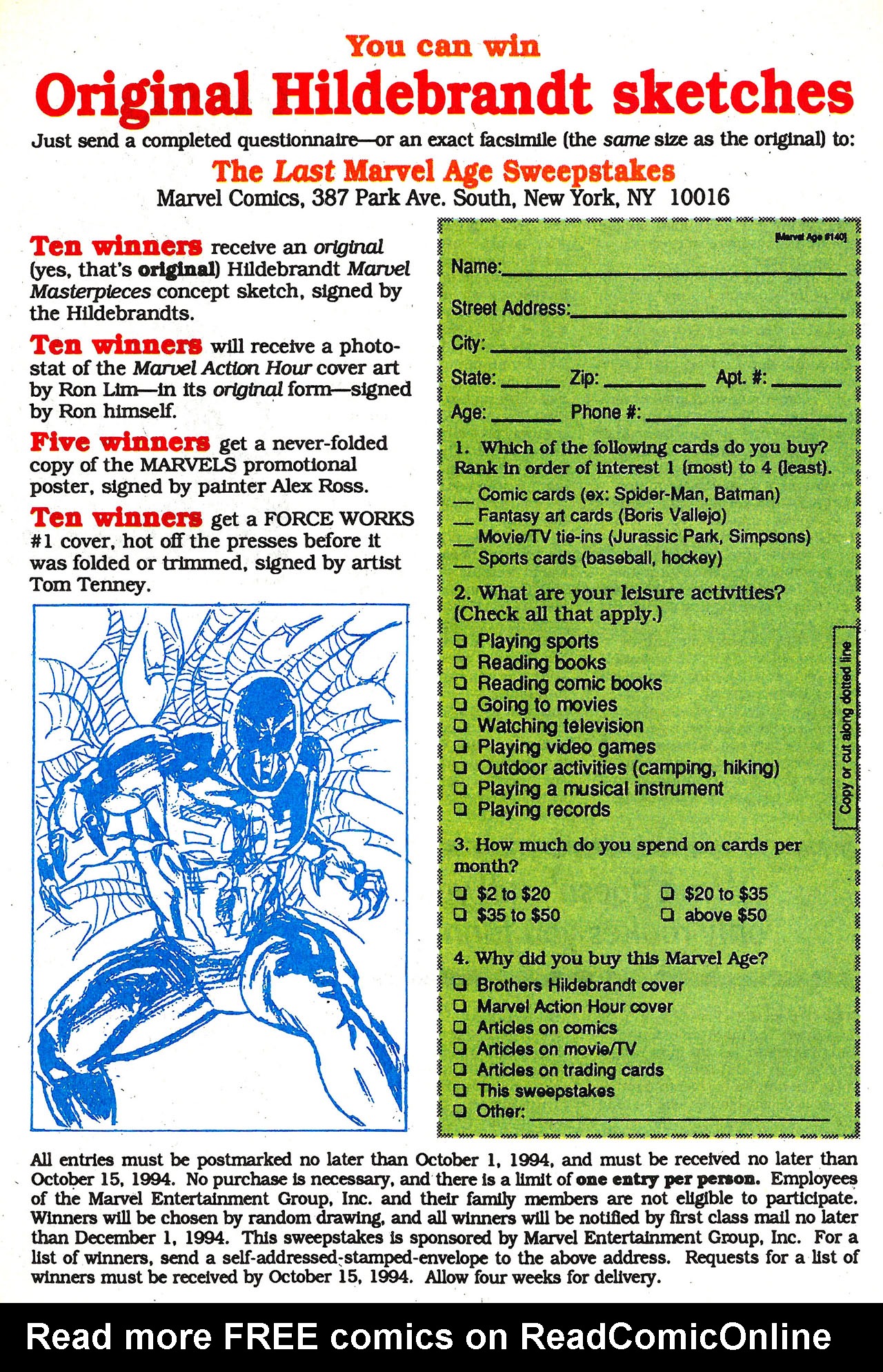 Read online Marvel Age comic -  Issue #140 - 23