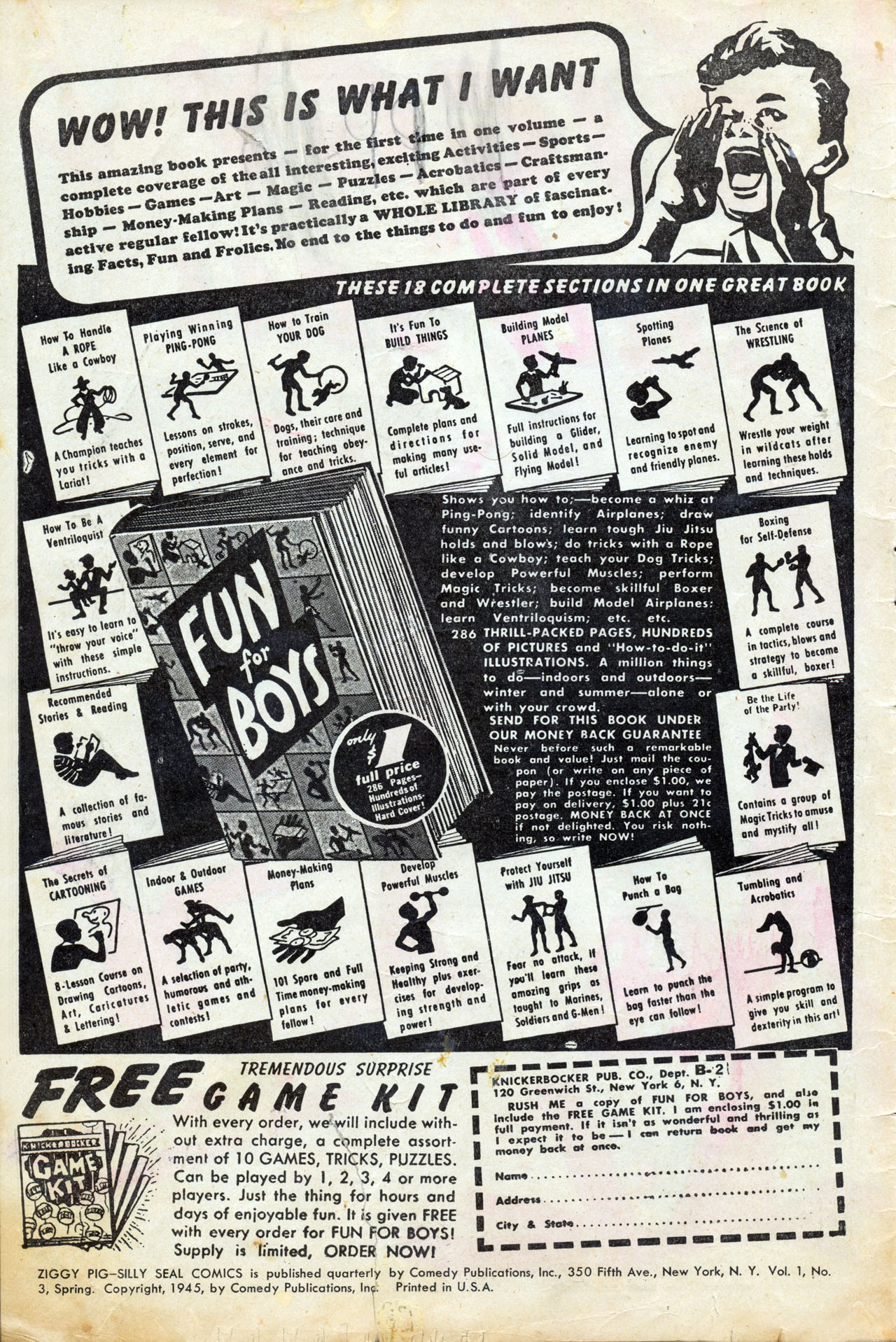 Read online Ziggy Pig-Silly Seal Comics (1944) comic -  Issue #3 - 2