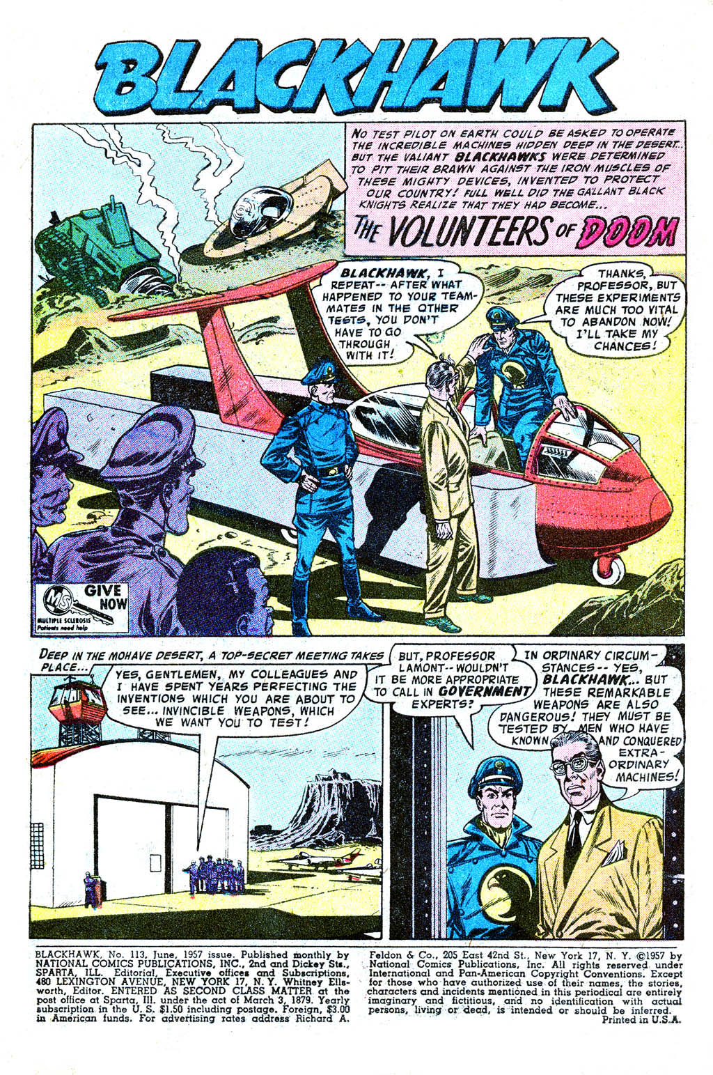 Blackhawk (1957) Issue #113 #6 - English 3