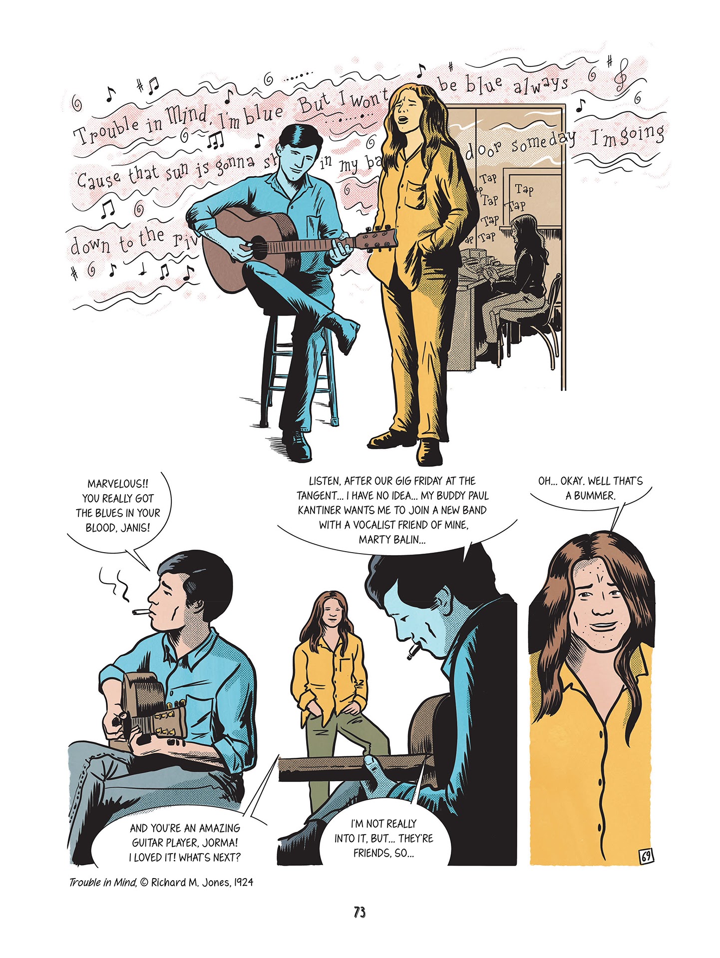 Read online Love Me Please!: The Story of Janis Joplin comic -  Issue # TPB (Part 1) - 73