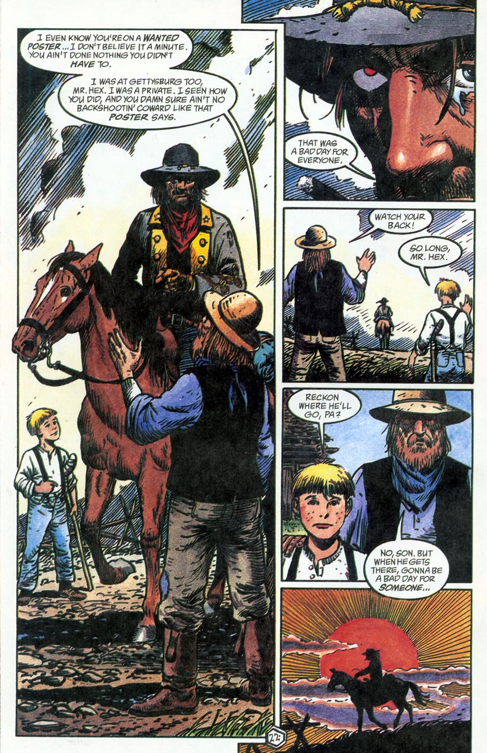 Read online Jonah Hex: Two-Gun Mojo comic -  Issue #4 - 24