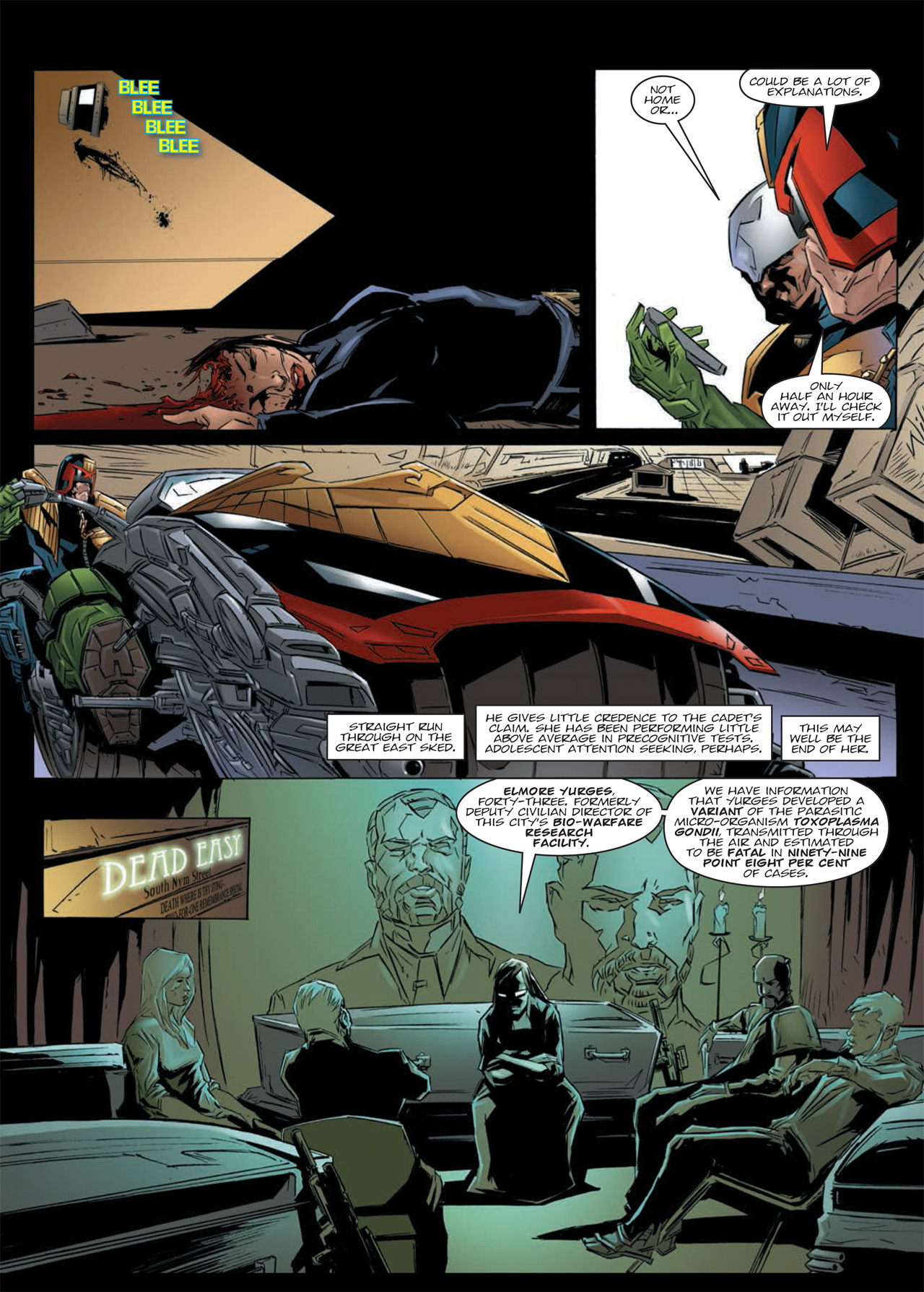 Read online Judge Dredd: Day of Chaos - The Fourth Faction comic -  Issue # TPB (Part 2) - 8