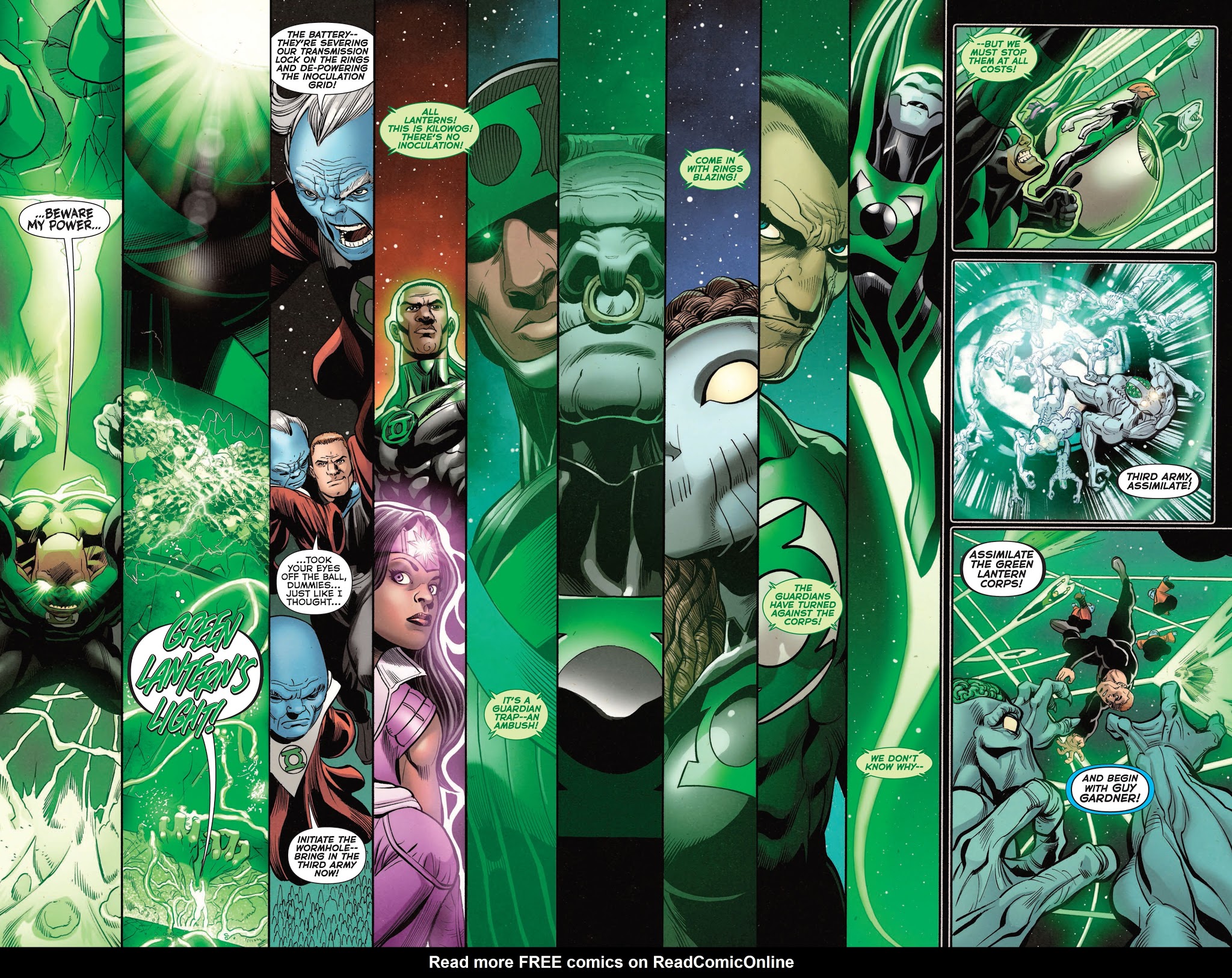Read online Green Lantern: Rise of the Third Army comic -  Issue # TPB - 382