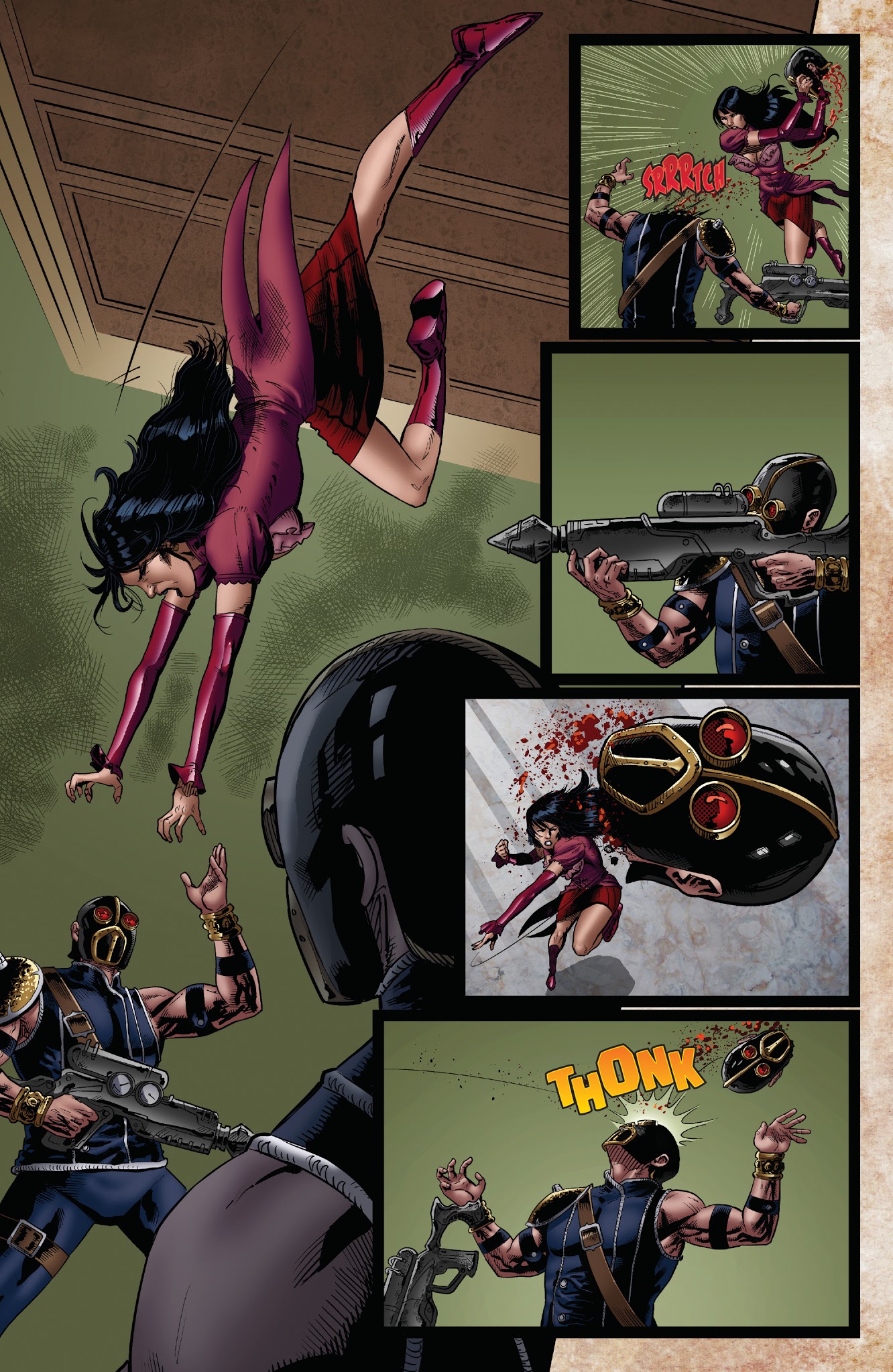 Read online Legenderry: Vampirella comic -  Issue # _TPB - 22