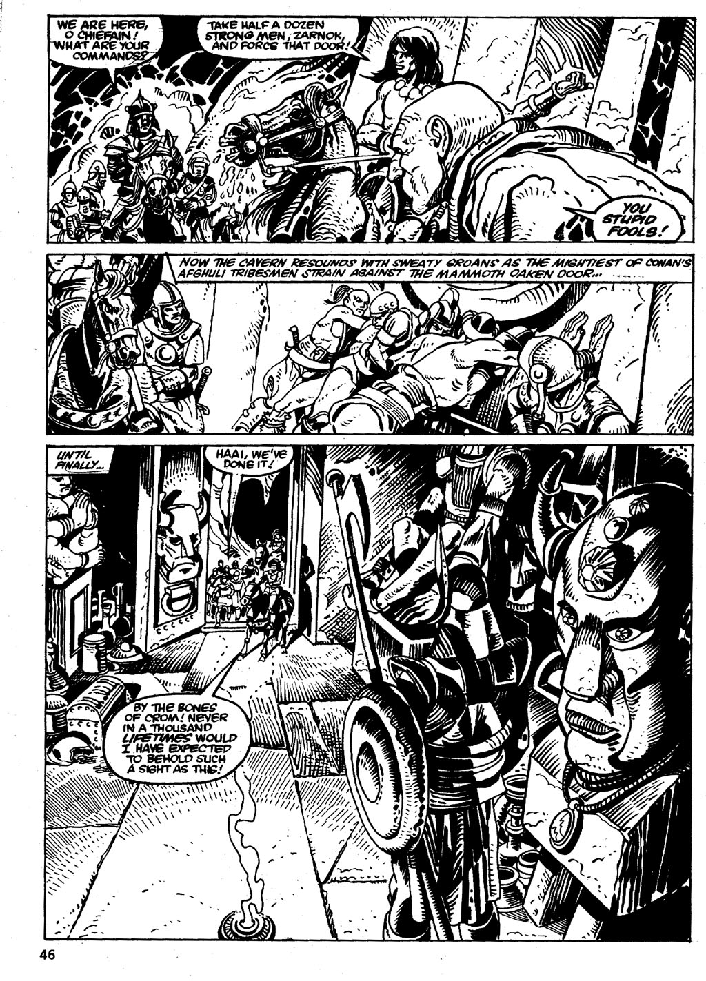 Read online The Savage Sword Of Conan comic -  Issue #86 - 46
