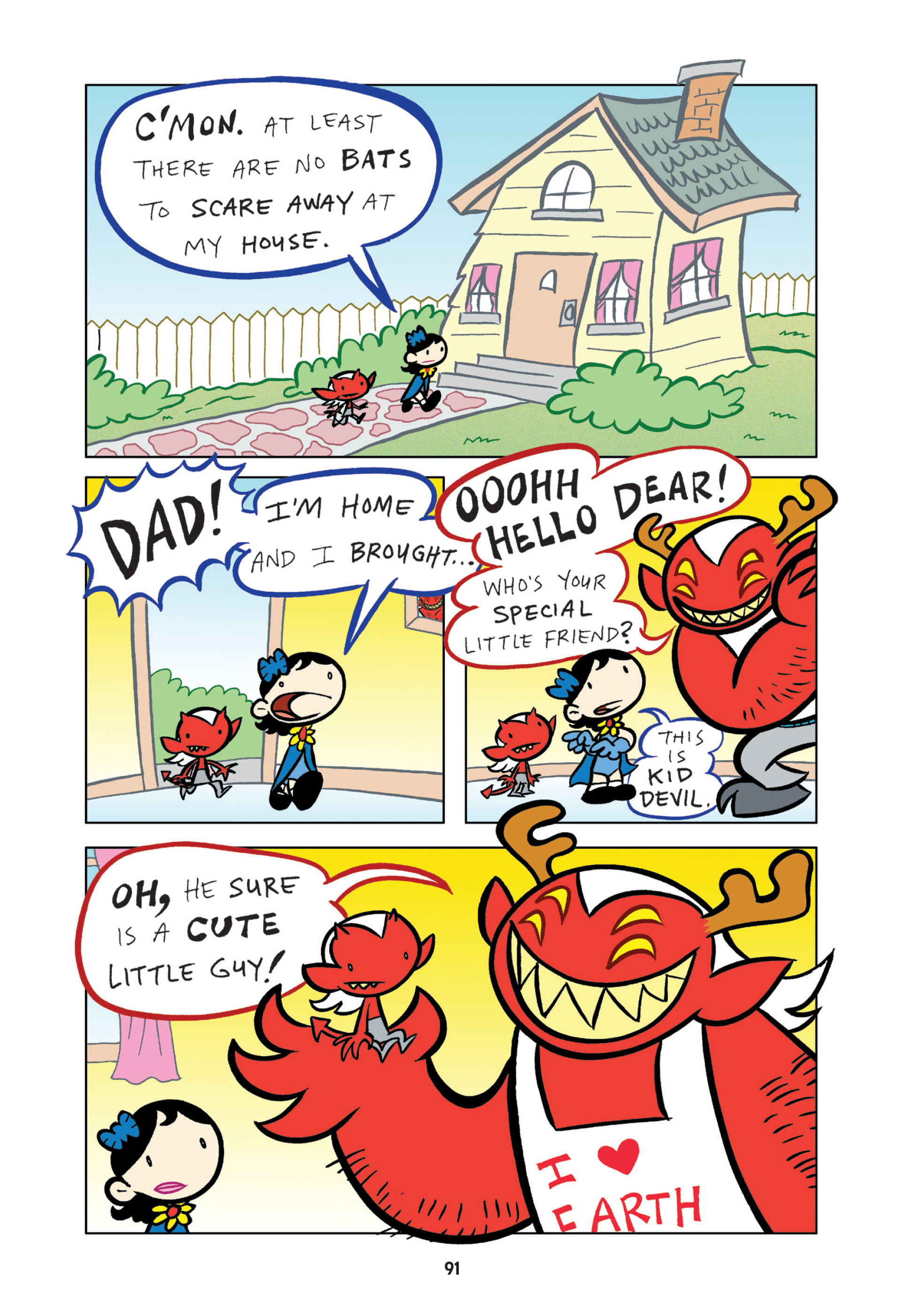 Read online Tiny Titans: Beast Boy & Raven comic -  Issue # TPB - 91