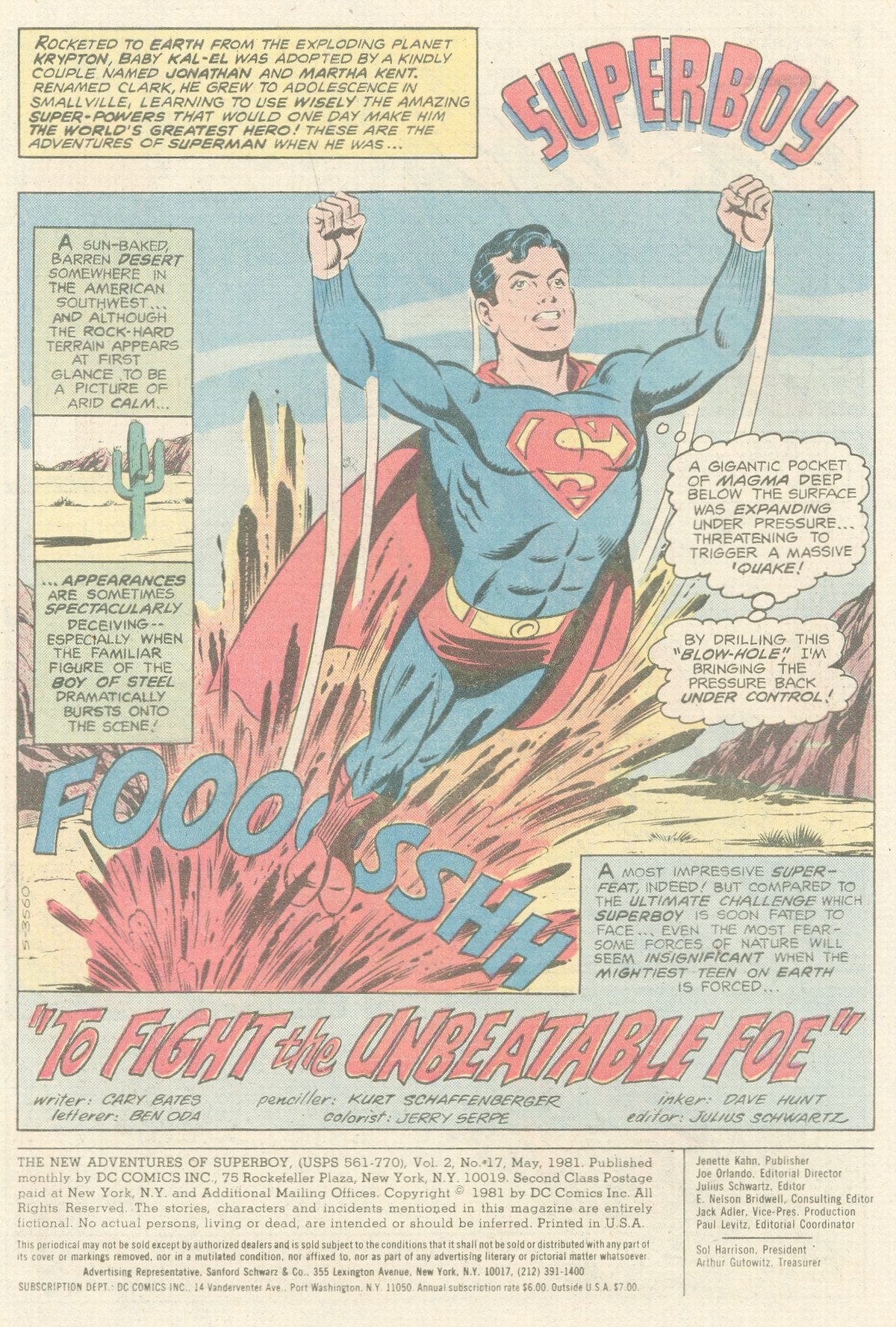 Read online The New Adventures of Superboy comic -  Issue #17 - 2