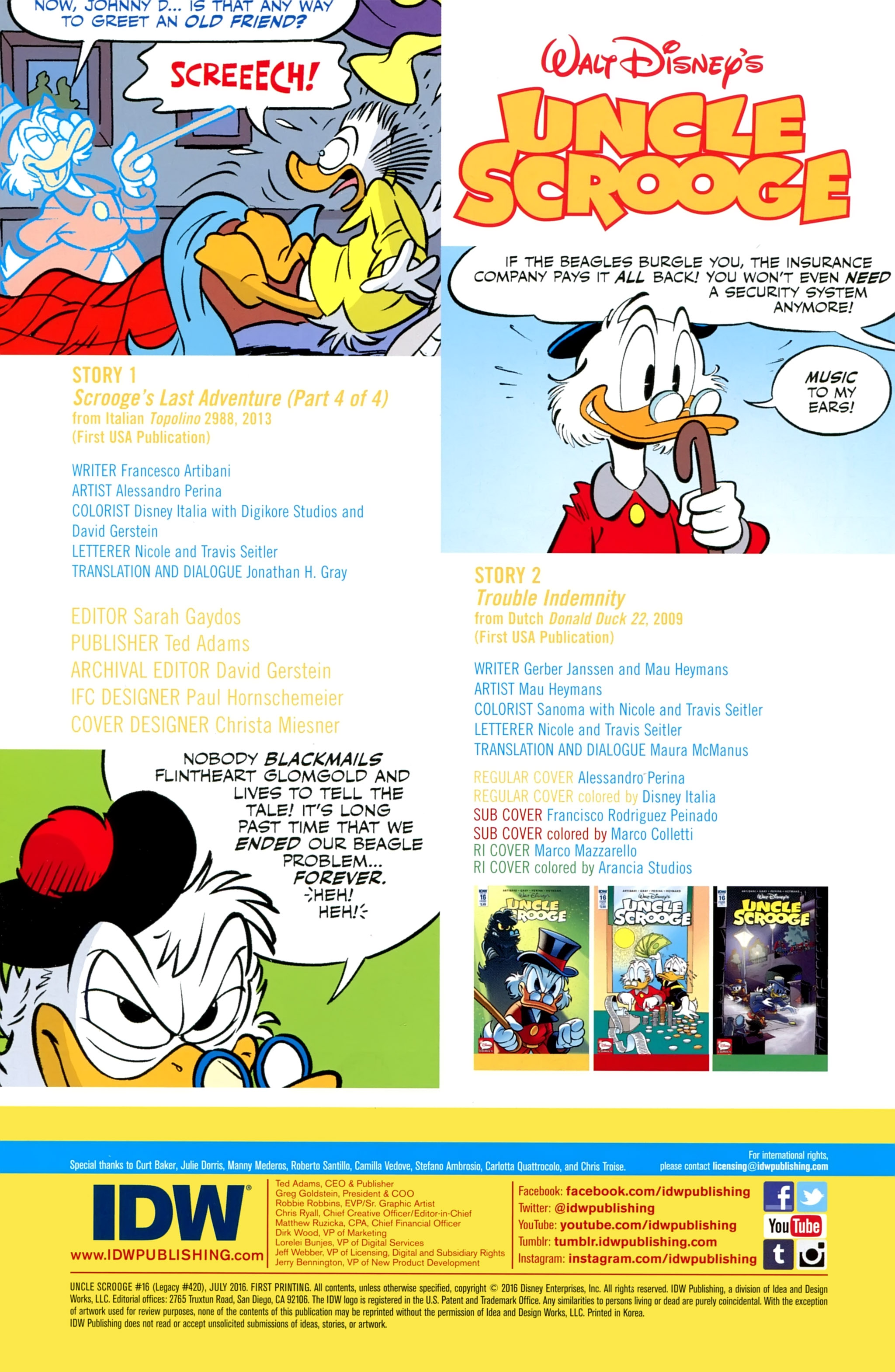 Read online Uncle Scrooge (2015) comic -  Issue #16 - 2