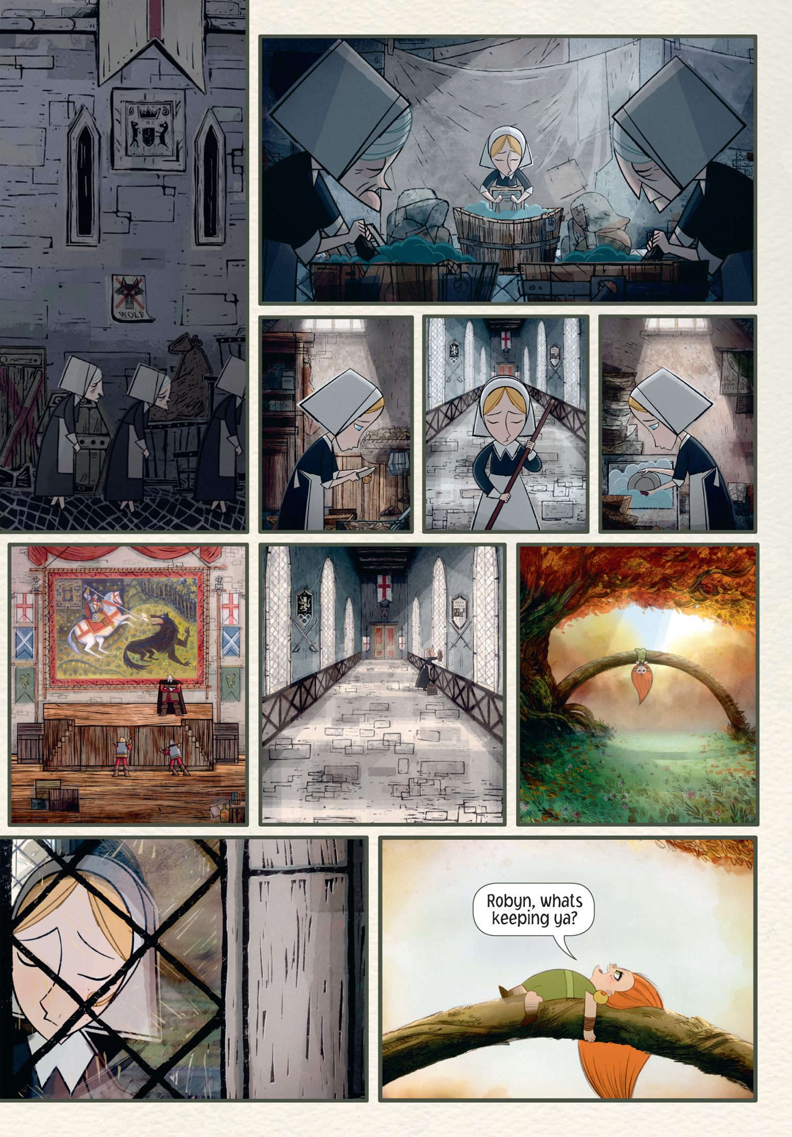 Read online Wolfwalkers: The Graphic Novel comic -  Issue # TPB (Part 2) - 82