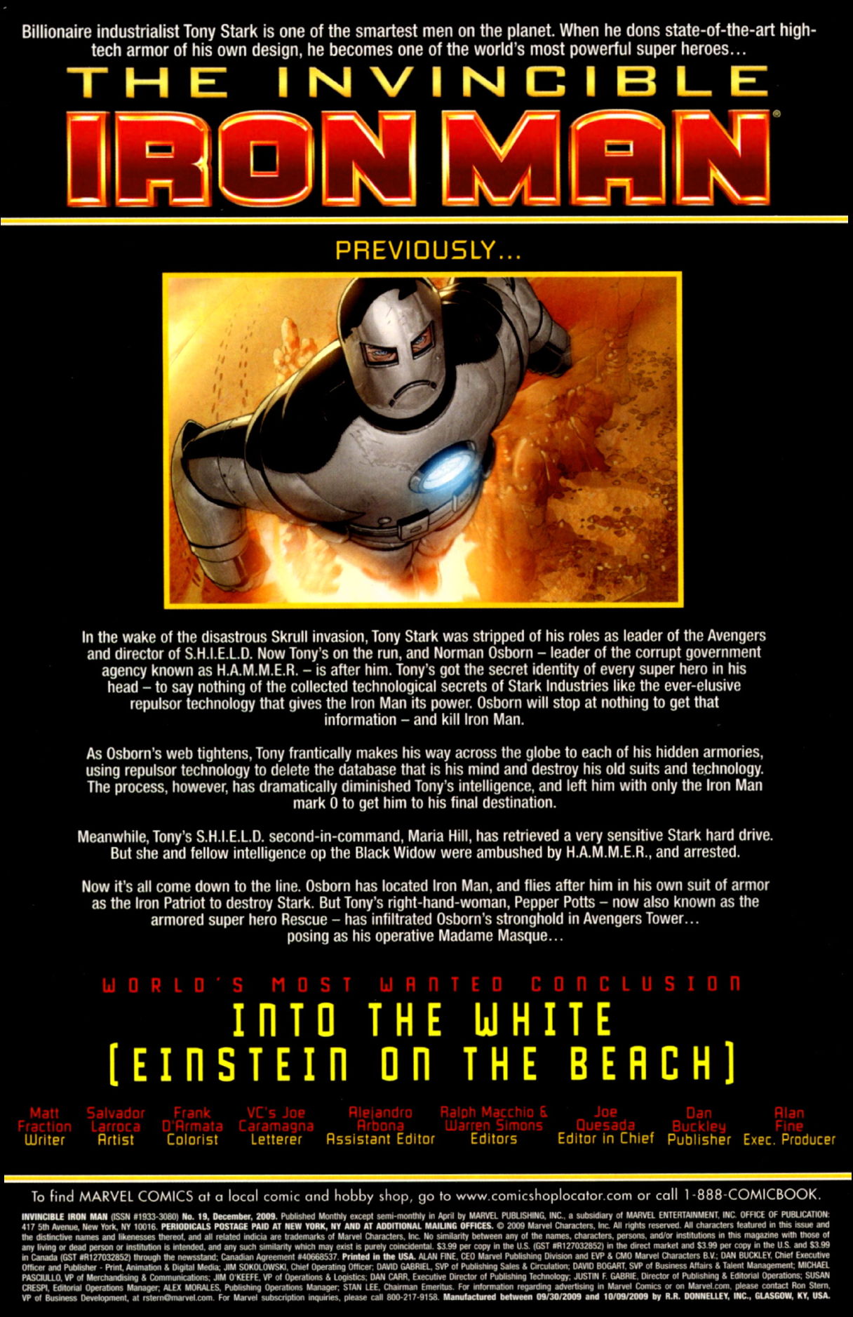 Read online The Invincible Iron Man (2008) comic -  Issue #19 - 2