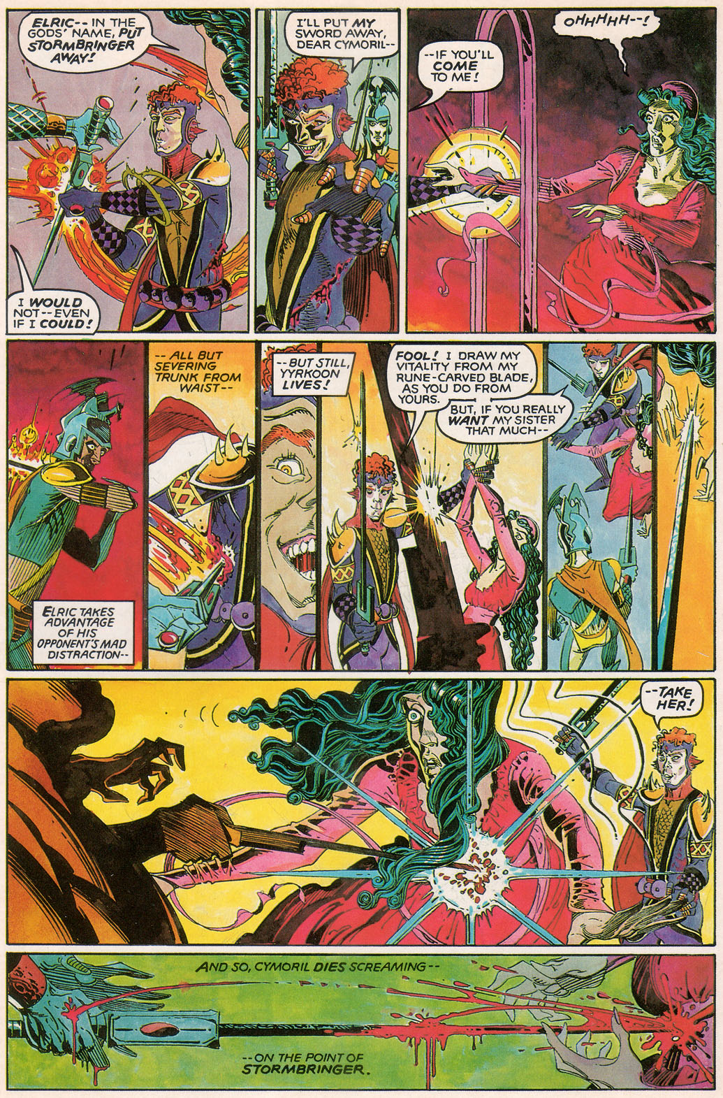 Read online Marvel Graphic Novel comic -  Issue #2 - Elric - The Dreaming City - 50