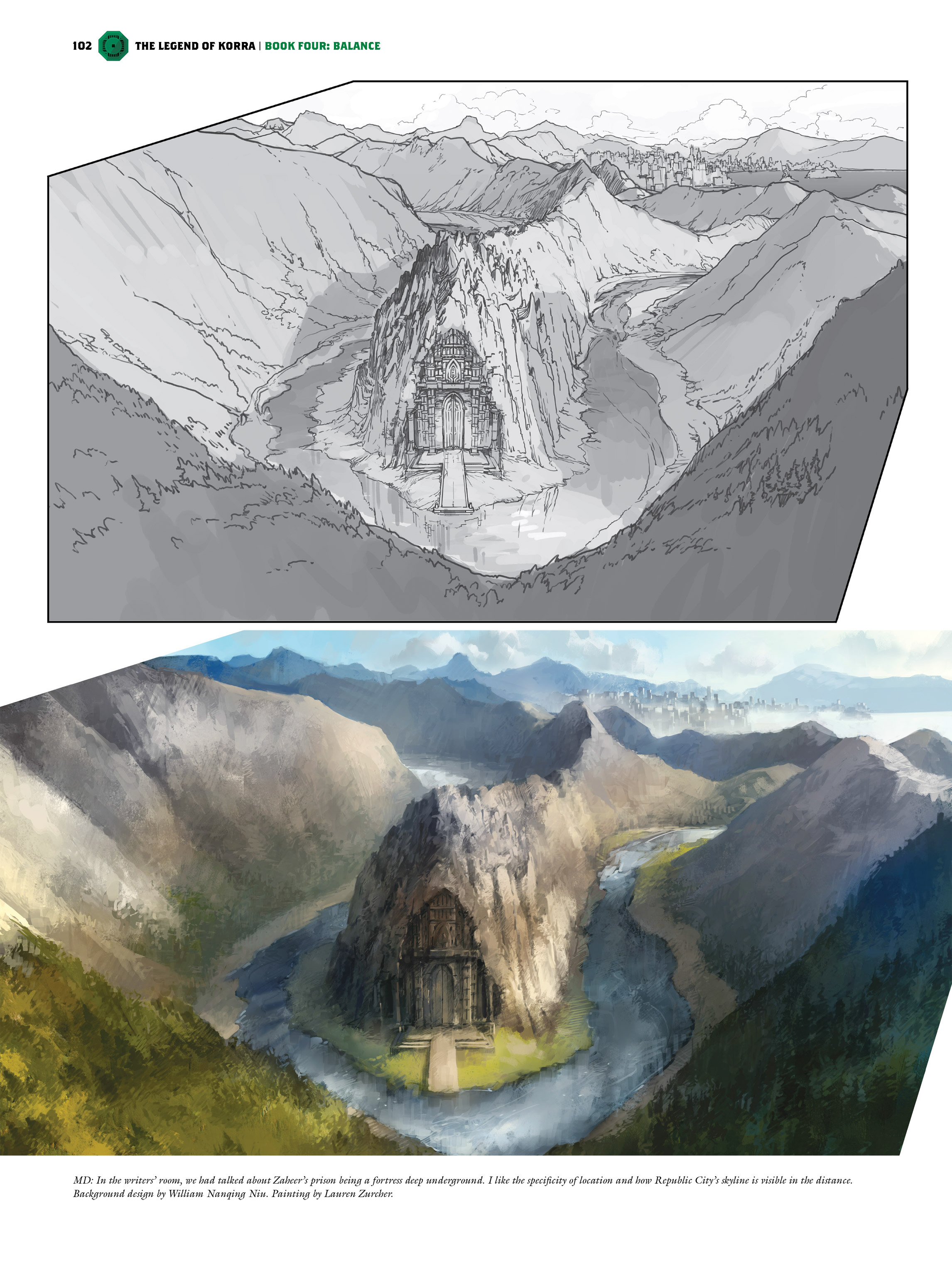 Read online The Legend of Korra: The Art of the Animated Series comic -  Issue # TPB 4 - 95