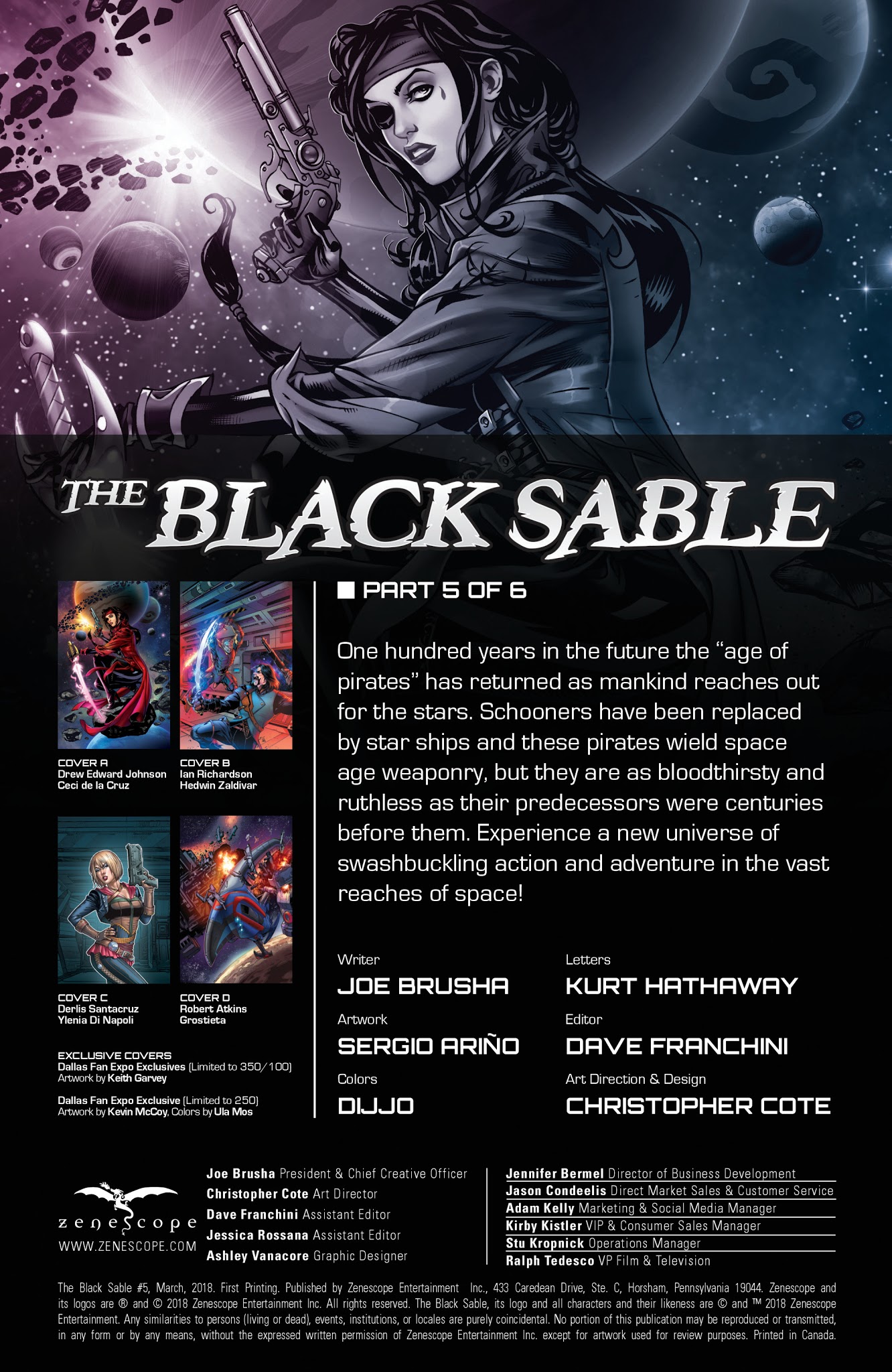 Read online The Black Sable comic -  Issue #5 - 2