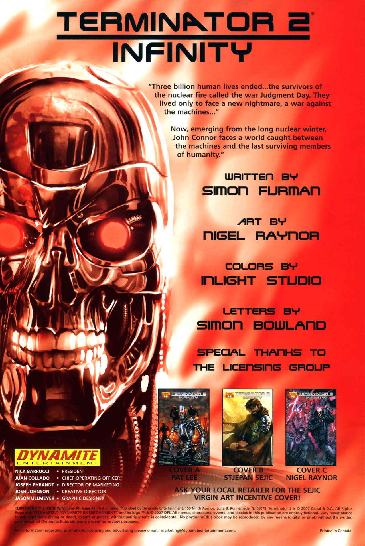 Read online Terminator 2: Infinity comic -  Issue #3 - 3