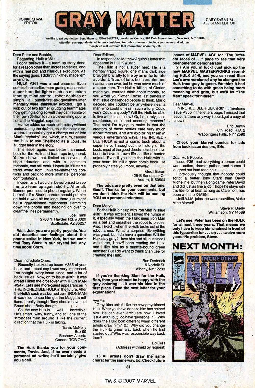 Read online The Incredible Hulk (1968) comic -  Issue #367 - 33