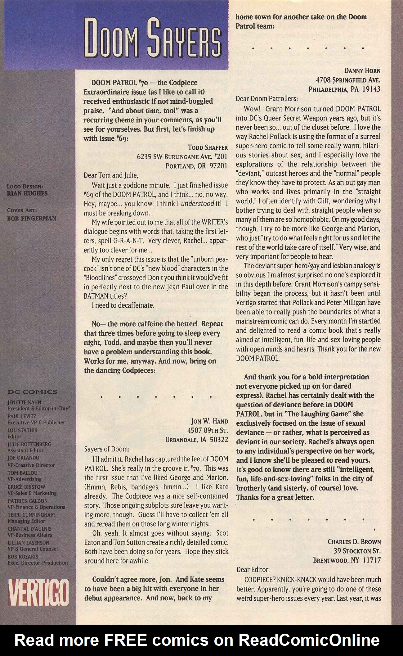Read online Doom Patrol (1987) comic -  Issue #73 - 27