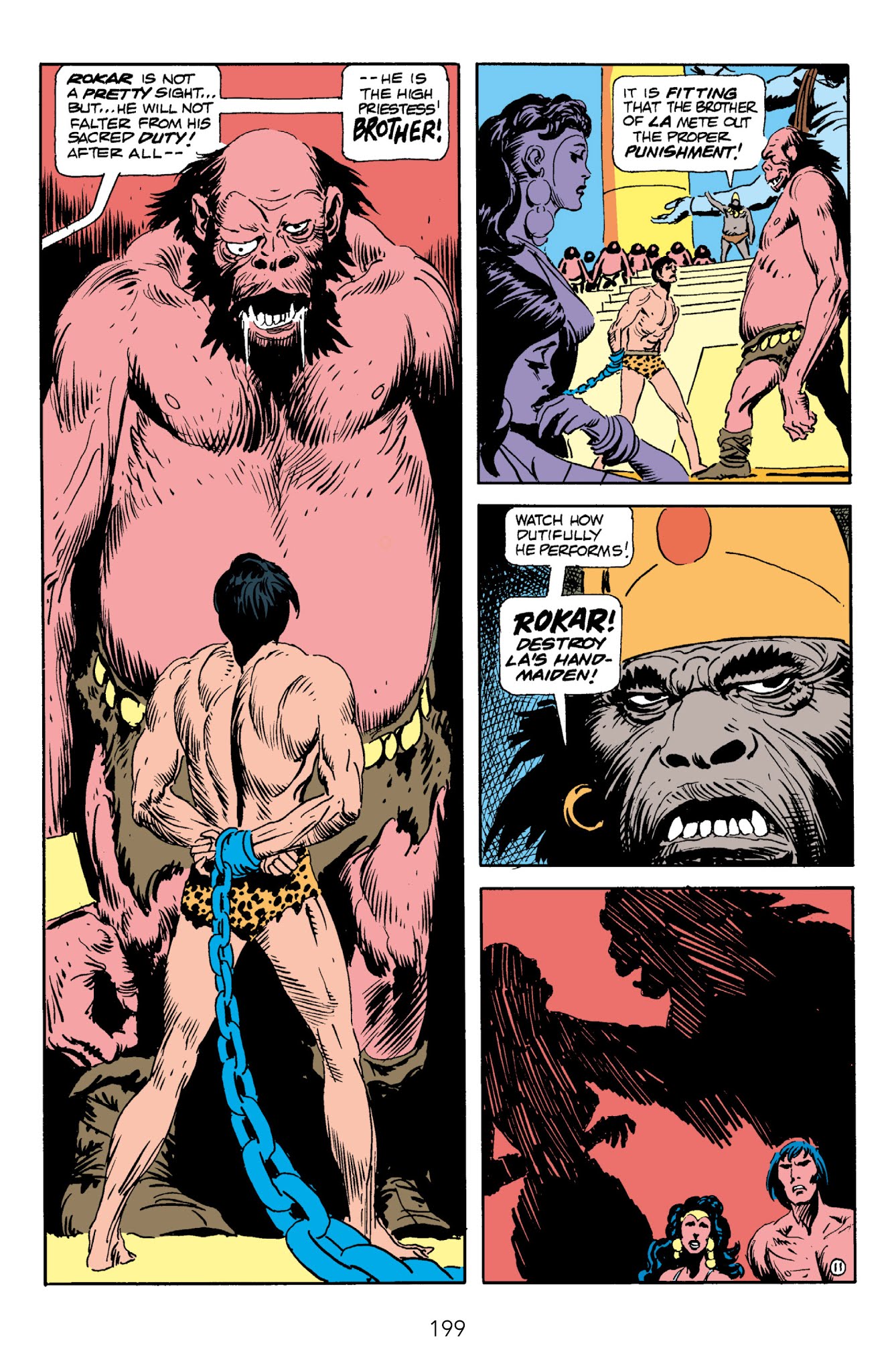 Read online Edgar Rice Burroughs' Tarzan The Joe Kubert Years comic -  Issue # TPB 2 (Part 2) - 92
