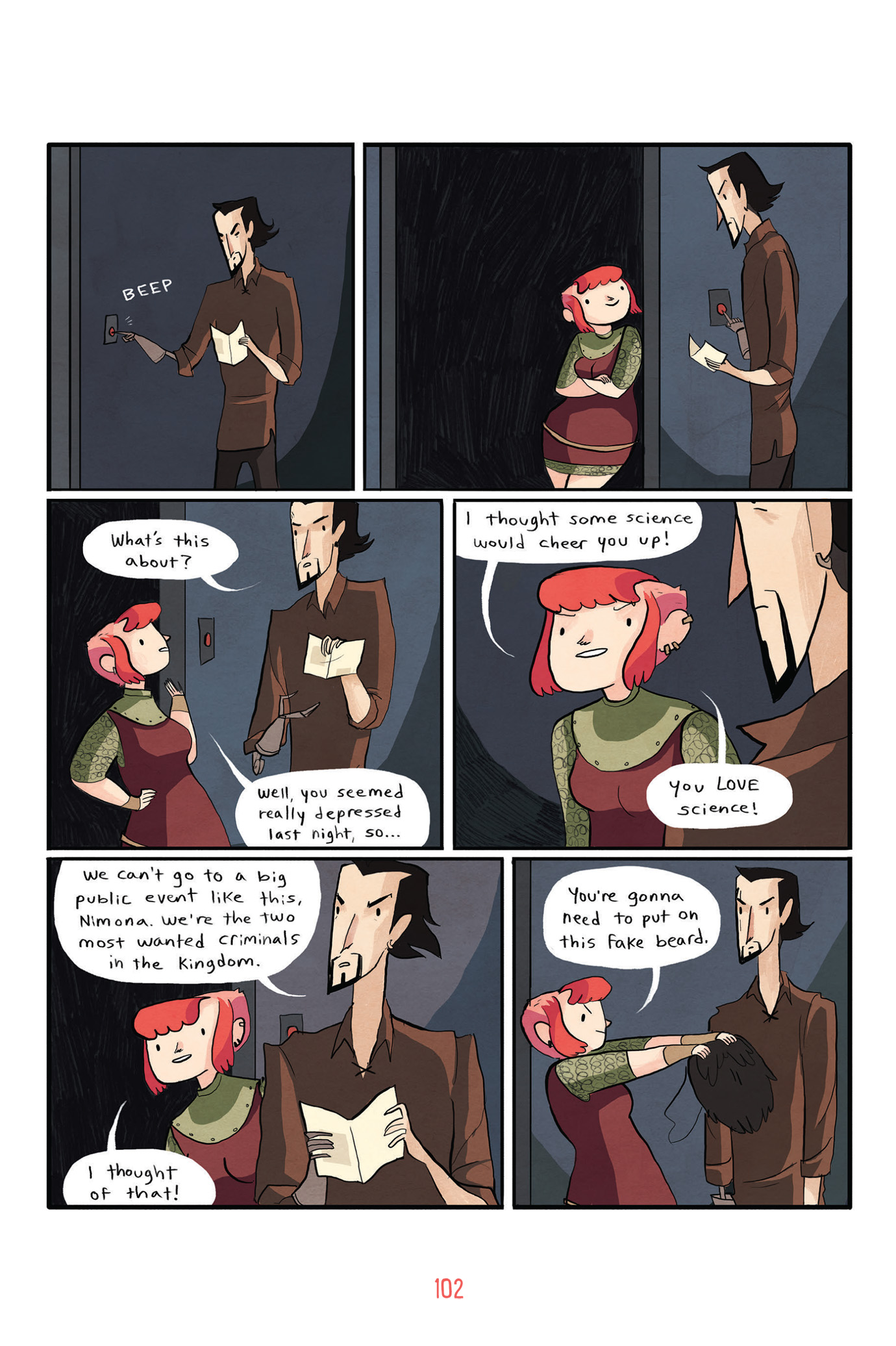 Read online Nimona comic -  Issue # TPB - 108