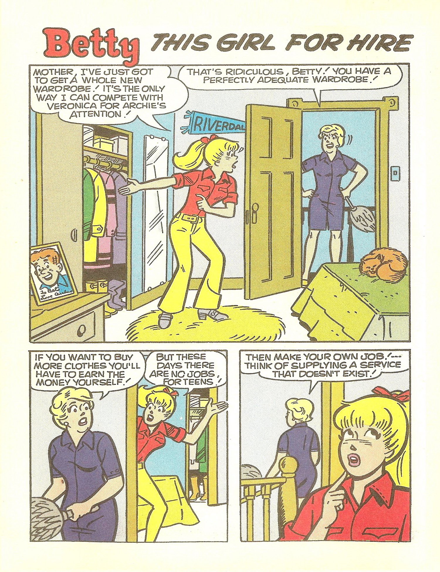 Read online Betty's Digest comic -  Issue #2 - 62