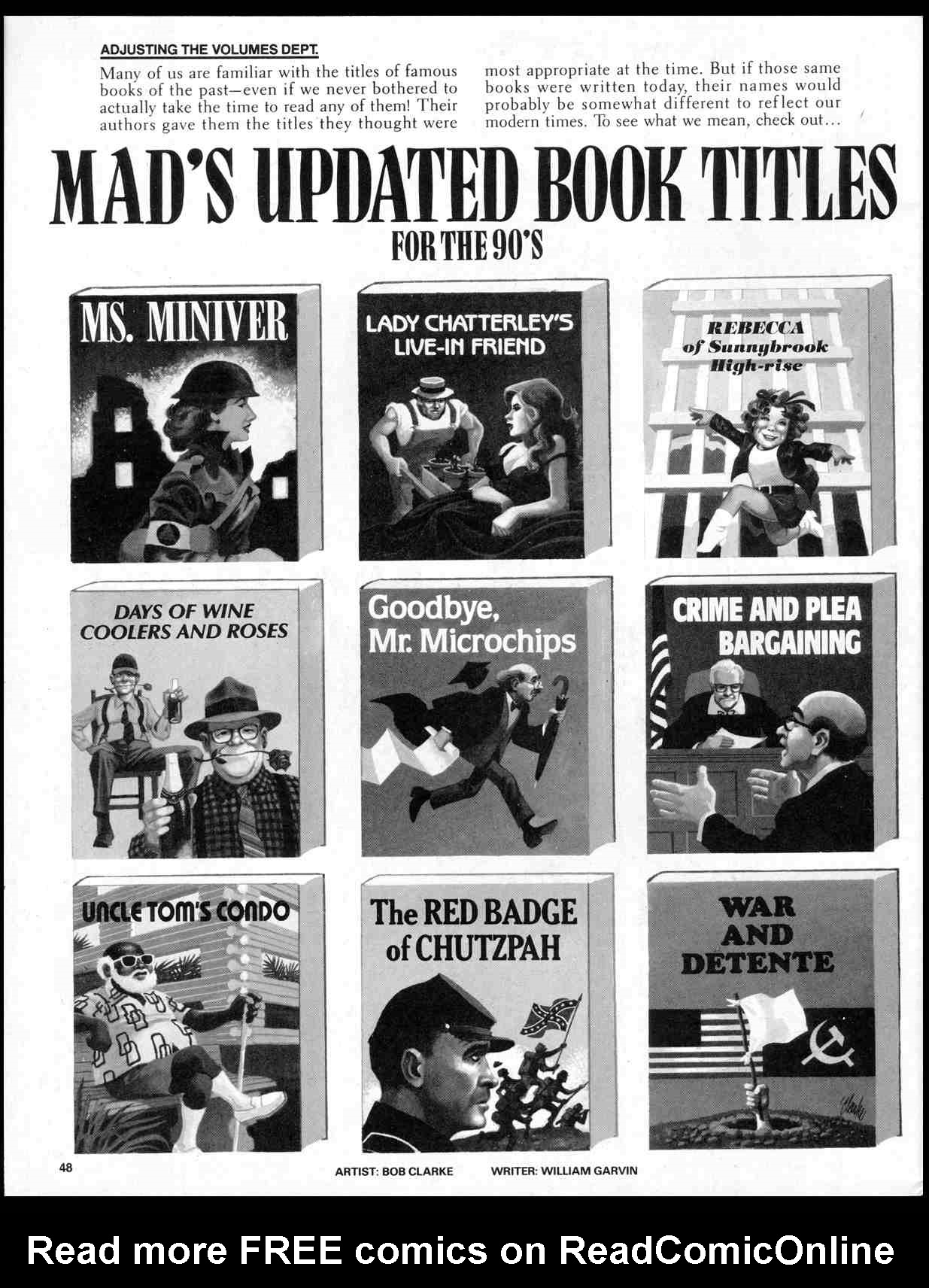 Read online MAD comic -  Issue #294 - 50