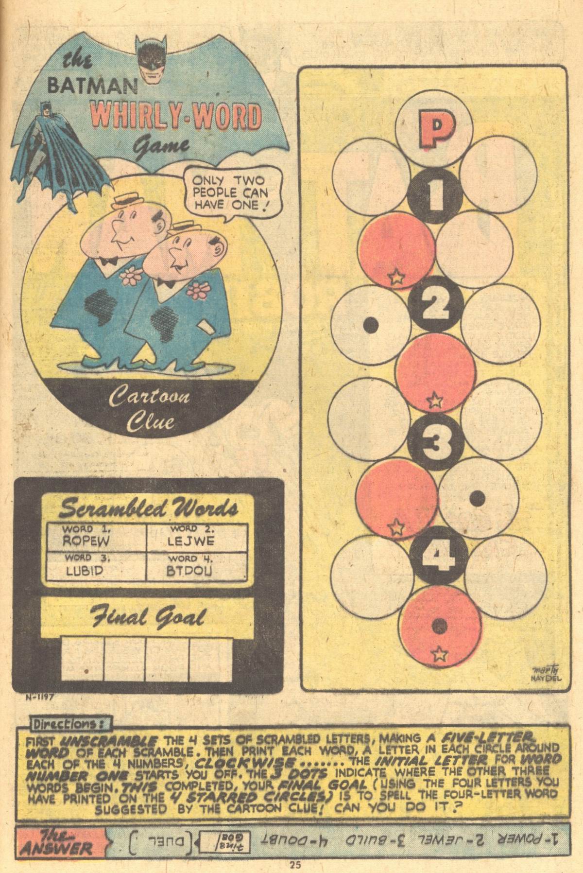 Read online Batman (1940) comic -  Issue #260 - 25