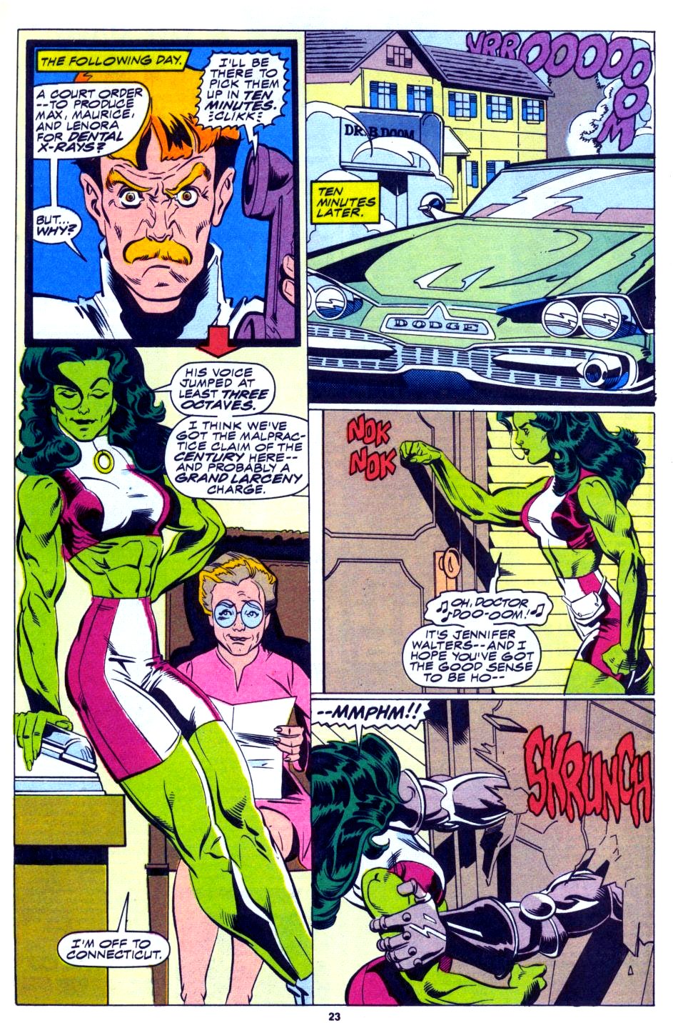 Read online The Sensational She-Hulk comic -  Issue #18 - 19