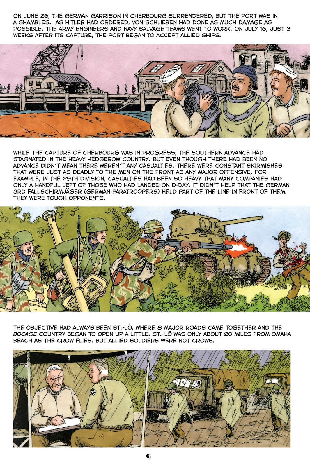 Normandy: A Graphic History of D-Day, the Allied Invasion of Hitler's Fortress Europe issue TPB - Page 49