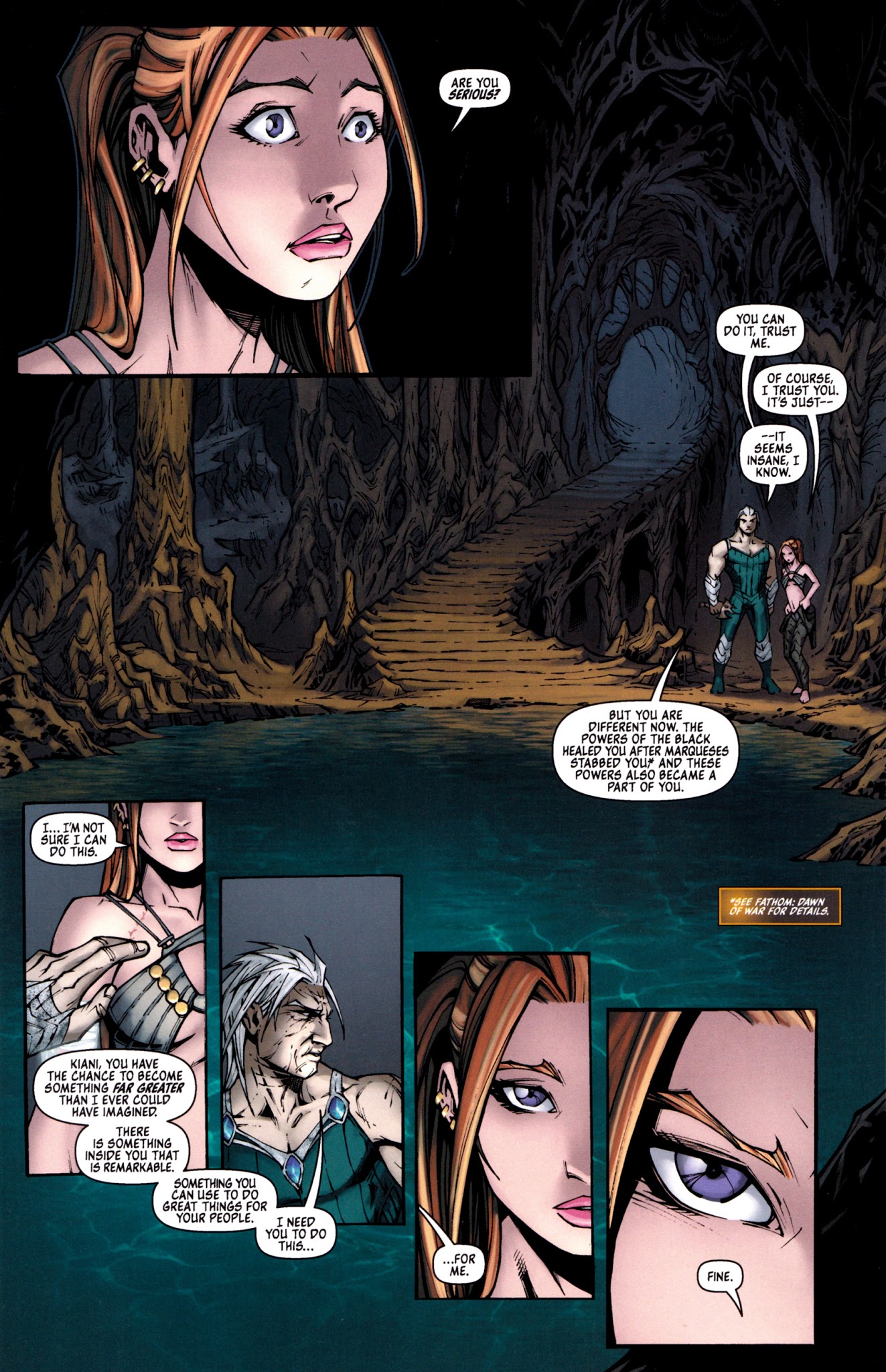 Read online Michael Turner's Fathom: Kiani comic -  Issue #0 - 6