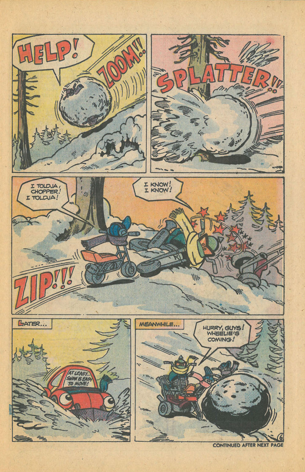 Read online Wheelie and the Chopper Bunch comic -  Issue #6 - 13