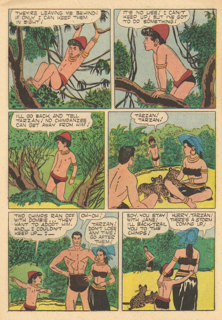 Read online Tarzan (1948) comic -  Issue #81 - 21