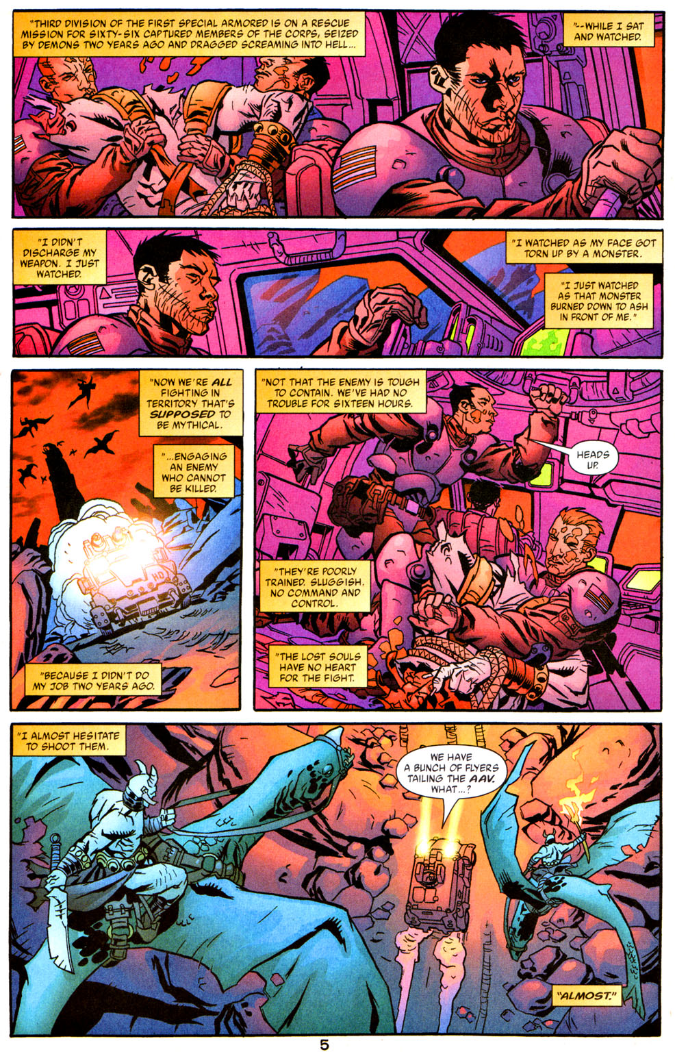 Read online Human Defense Corps comic -  Issue #5 - 6