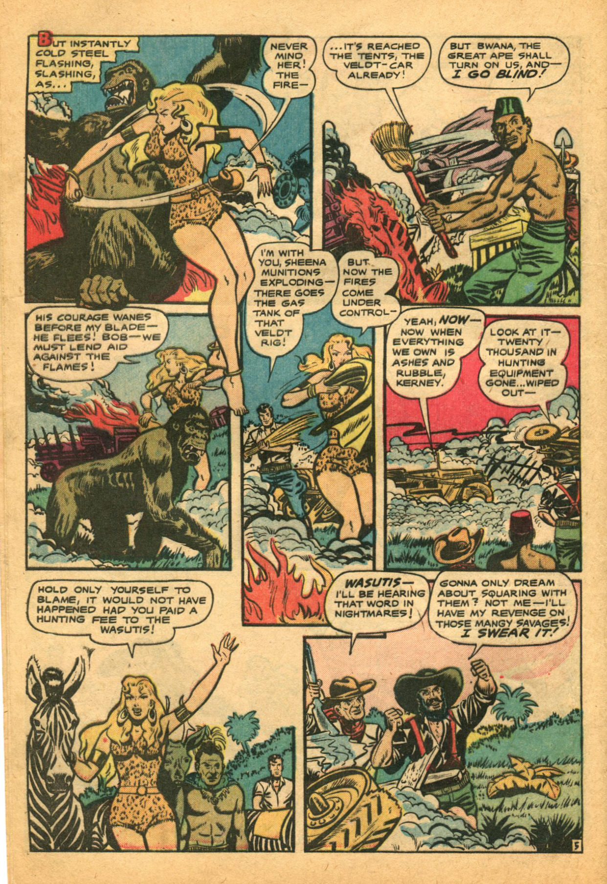 Read online Sheena, Queen of the Jungle (1942) comic -  Issue #12 - 8