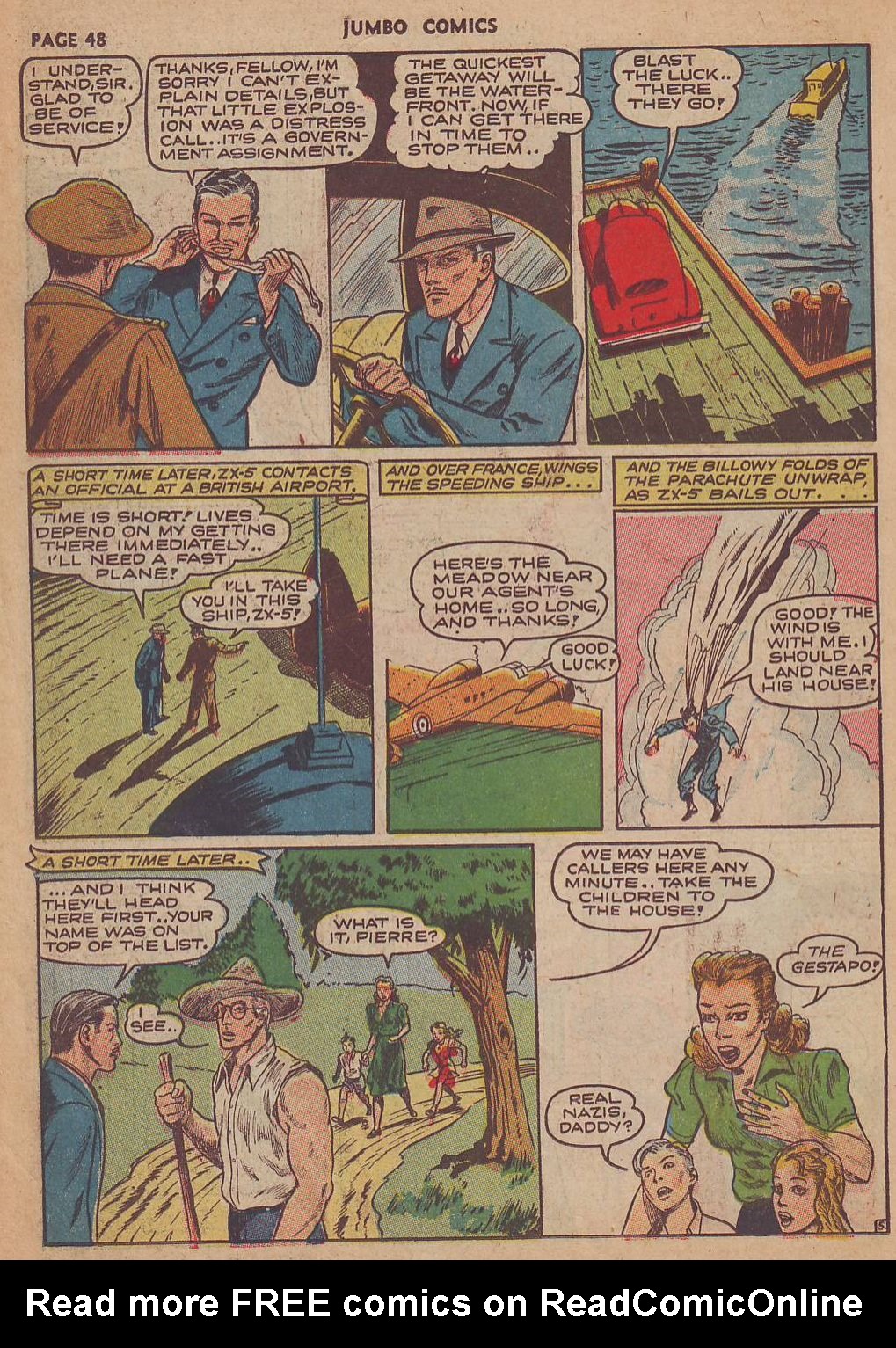 Read online Jumbo Comics comic -  Issue #39 - 49