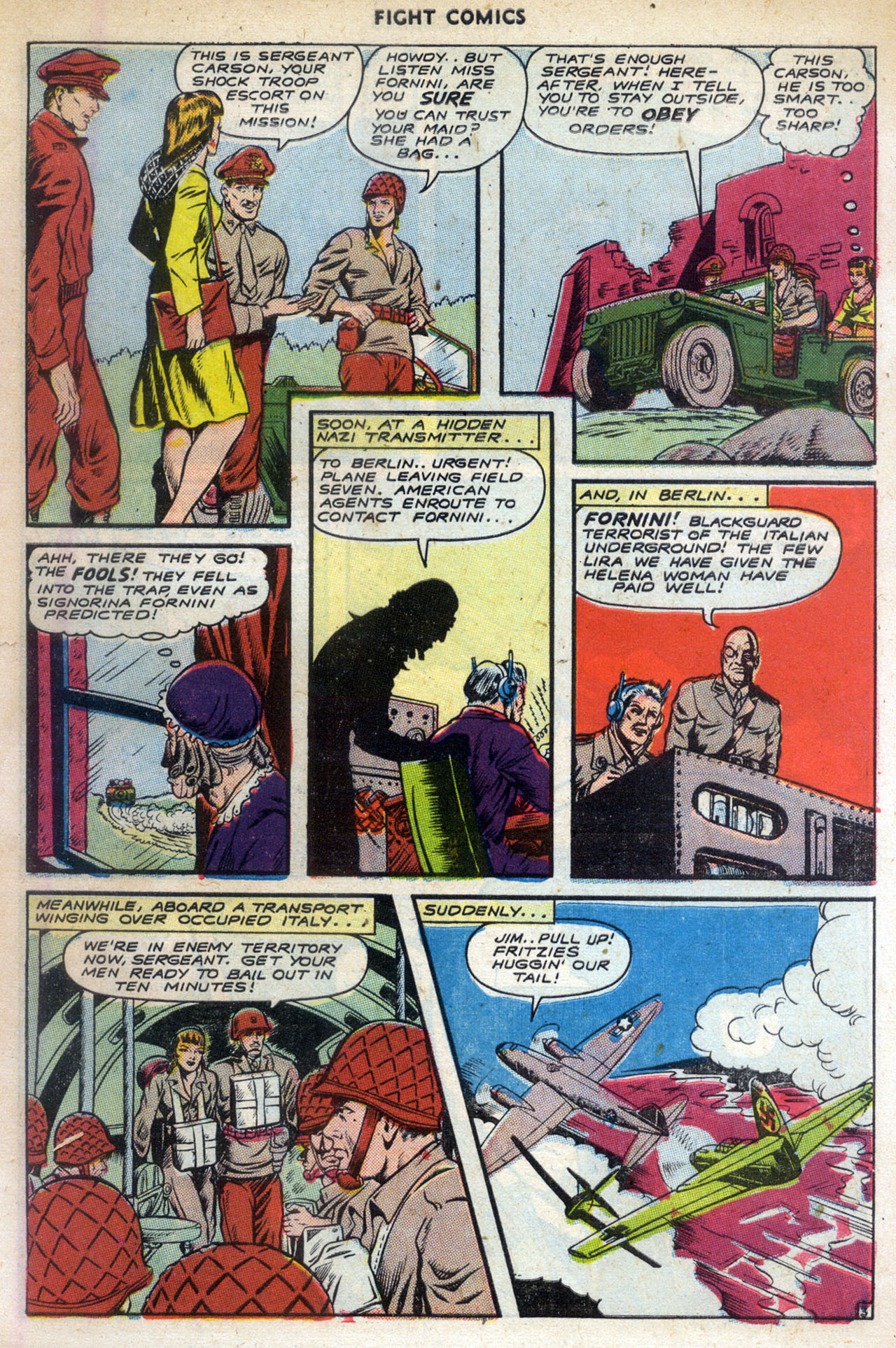 Read online Fight Comics comic -  Issue #34 - 5